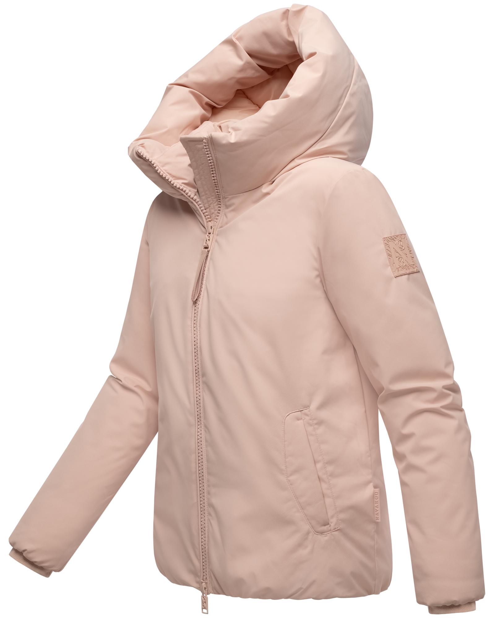 Thumbnail - Navahoo Winterjacke "Blütenlicht 14" mit Kapuze Warme Damenjacke mit hohem Kragen