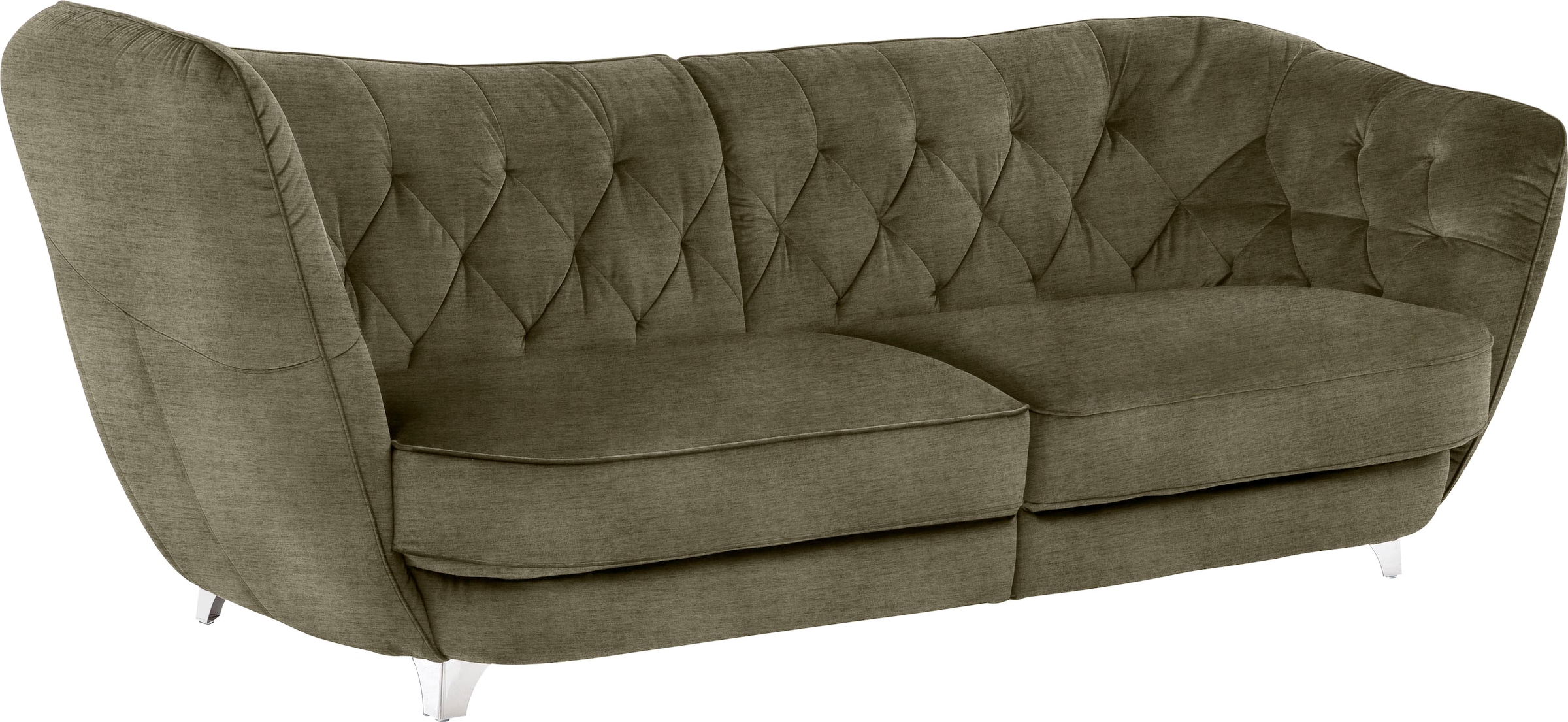 Leonique Big-Sofa "Retro", stylischer Hochlehner günstig online kaufen