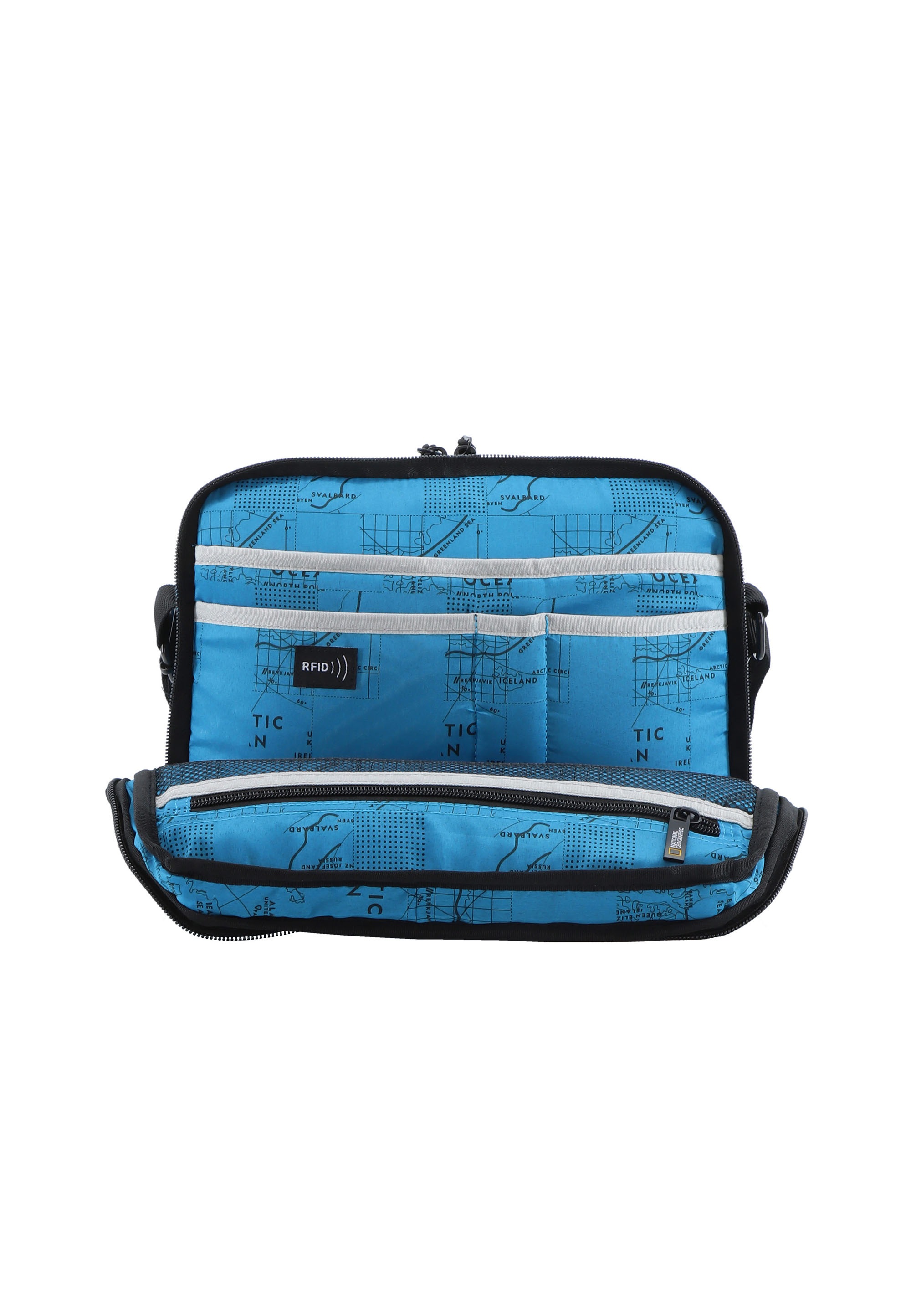 NATIONAL GEOGRAPHIC Schultertasche »OCEAN«, hergestellt aus recycelten PET-Flaschen