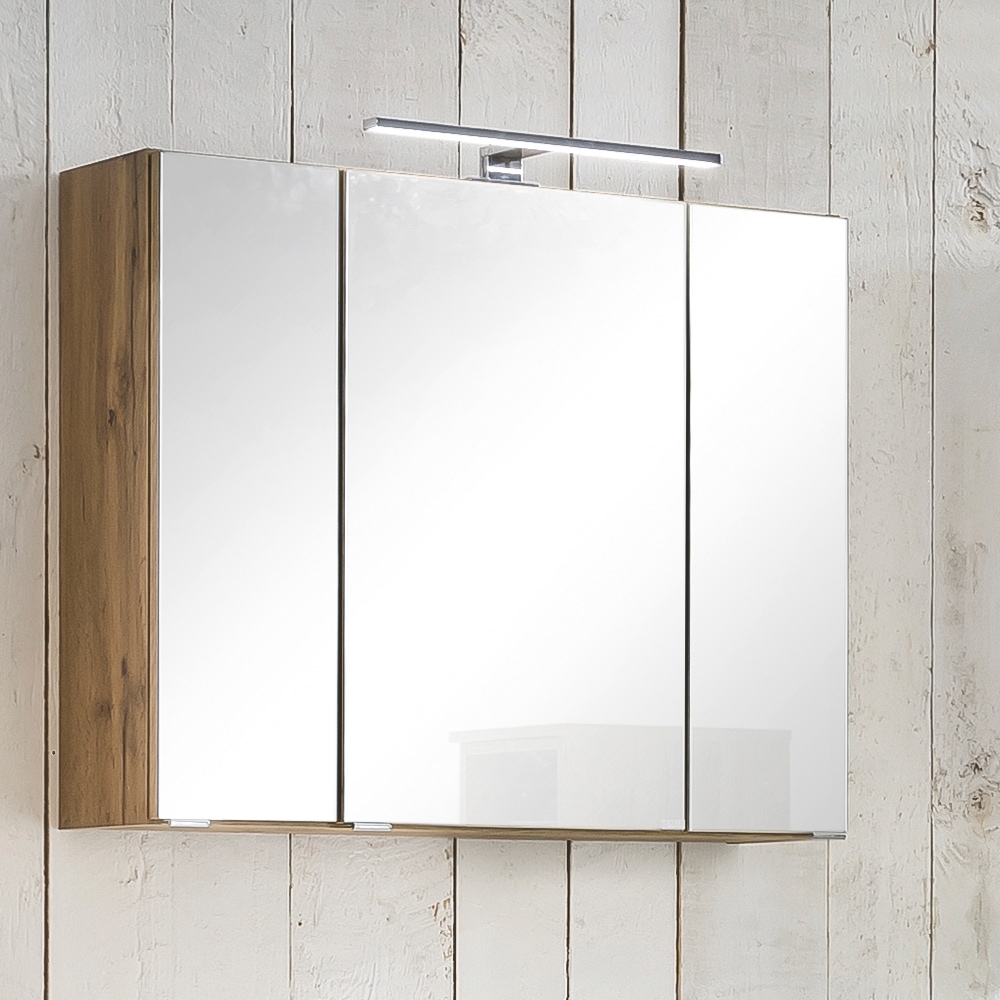 welltime Spiegelschrank »Horki«, 80 cm breit