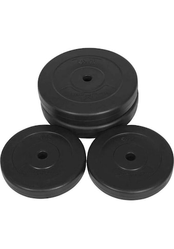 GORILLA SPORTS Hantelscheiben »30 kg - 2 x 5 kg 2 x 1...