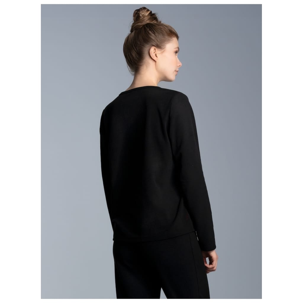 Trigema Strickfleece-Pullover »TRIGEMA Fleece–Rundhalsshirt«