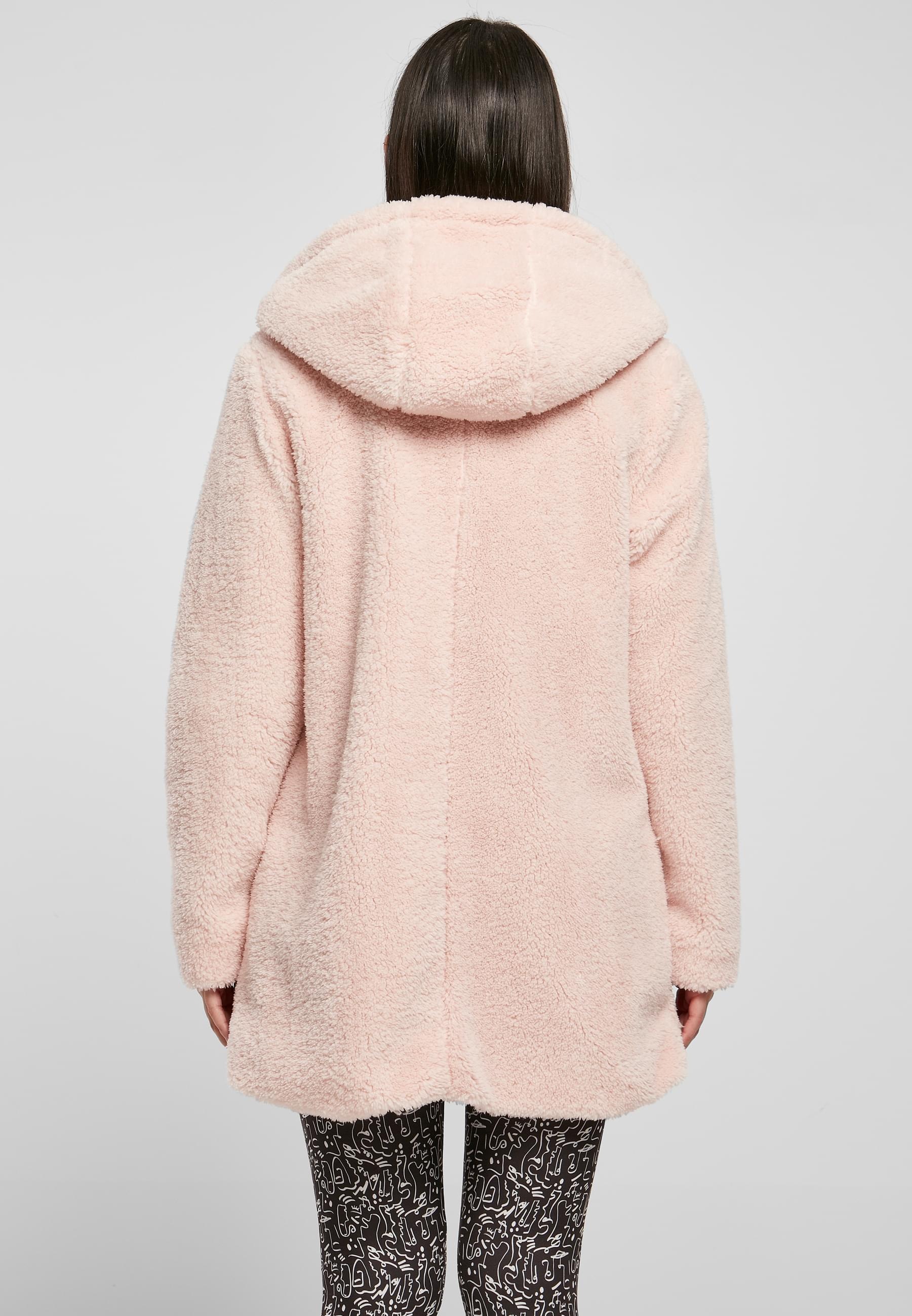 URBAN CLASSICS Allwetterjacke »Urban Classics Damen Ladies Sherpa Jacket«, (1 St.), mit Kapuze