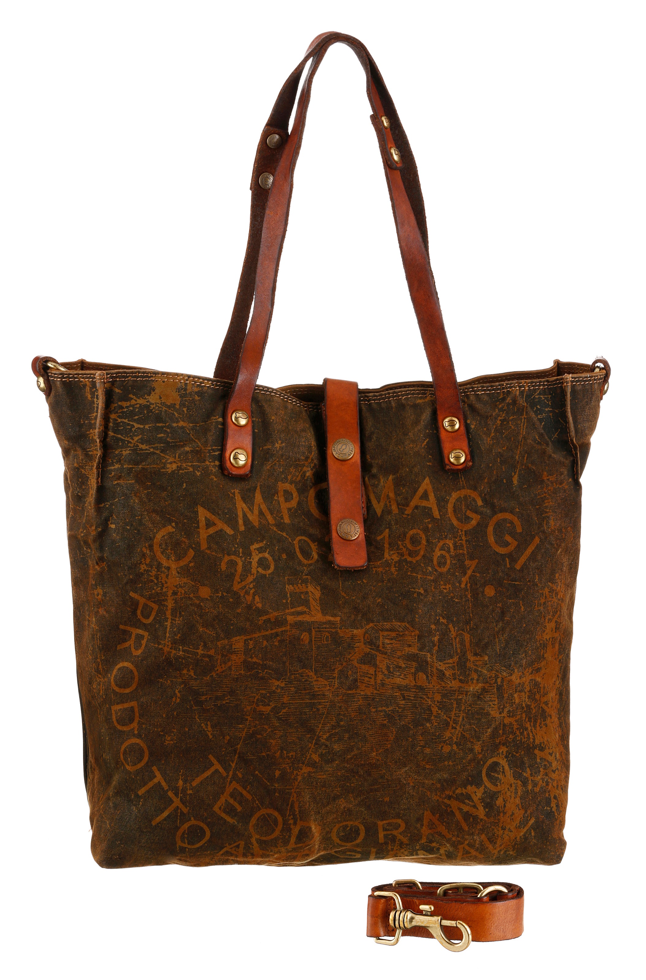 Campomaggi Shopper Canvas Genziana - simsand.de