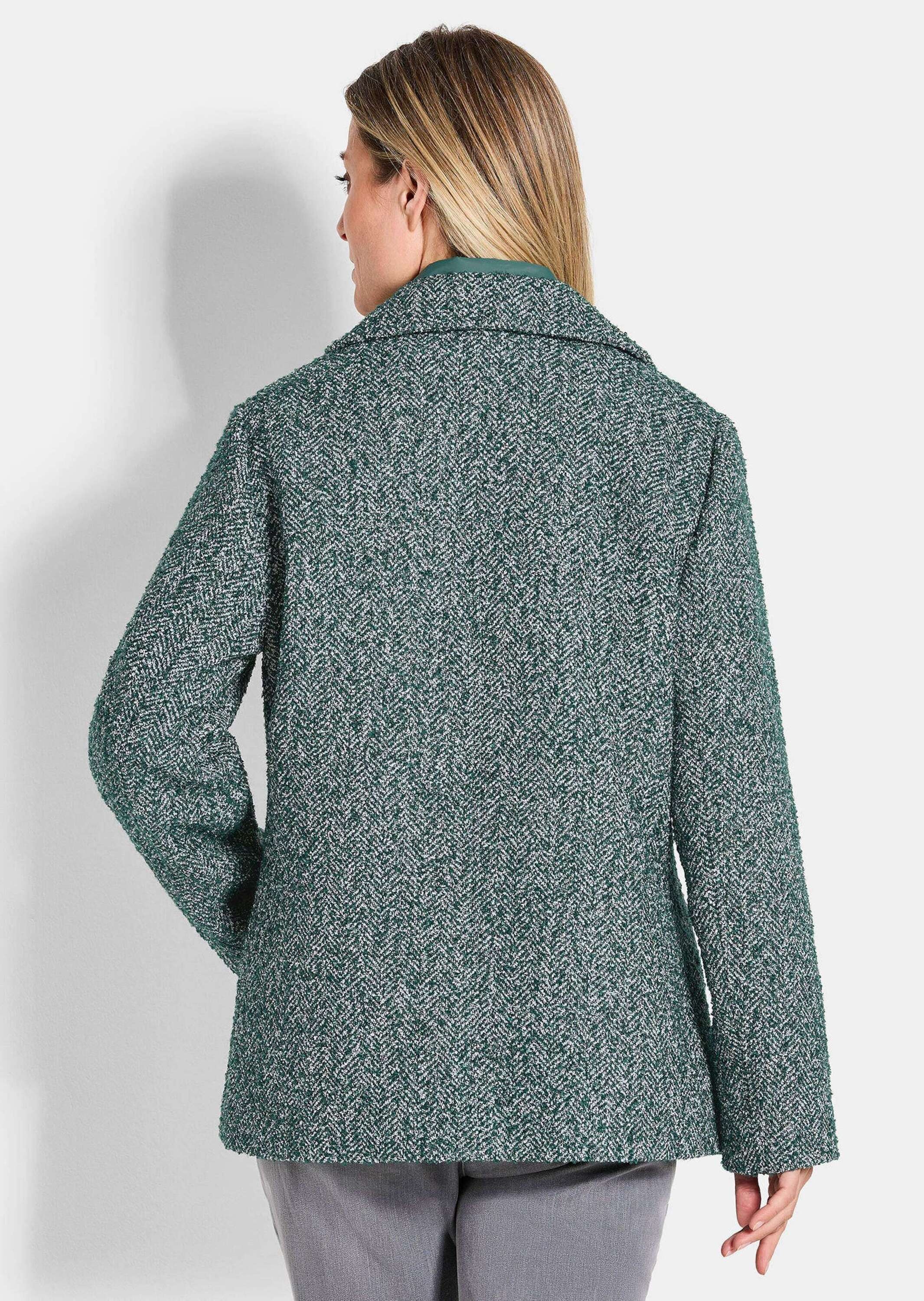 GOLDNER Kurzjacke »Jacke in 2-in-1-Optik mit Steppeinsatz«