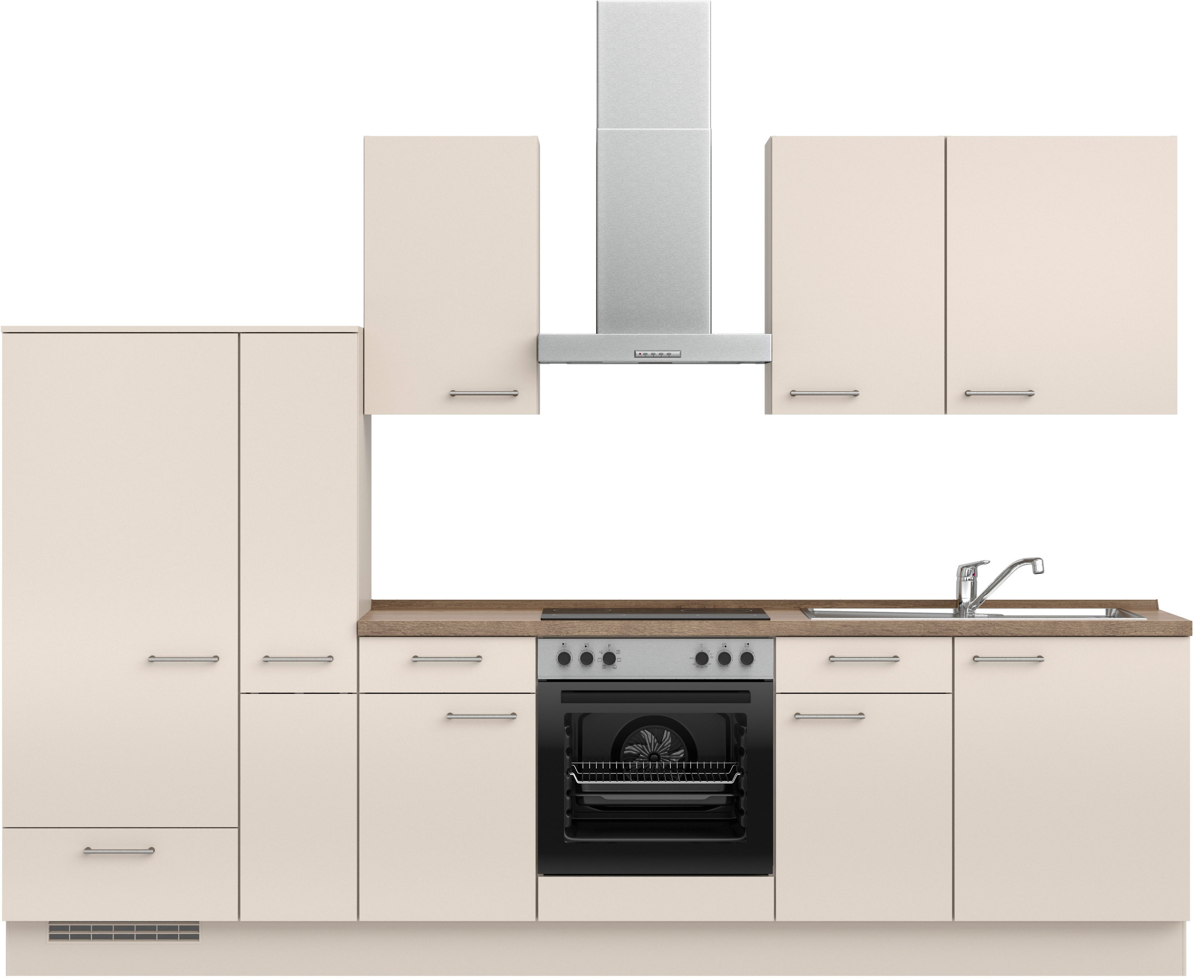 nobilia Küchenzeile ""Laser I", Ausrichtung wählbar, Breite 300 cm" vormont günstig online kaufen