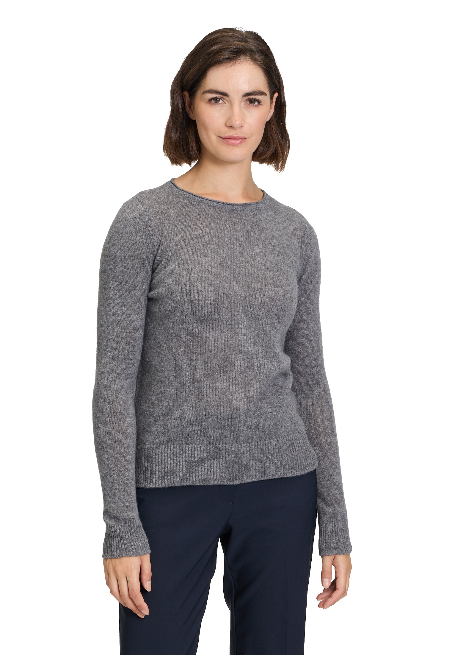 Betty Barclay Strickpullover "Betty Barclay Kaschmir-Pullover mit Rundhalsausschnitt", Strick