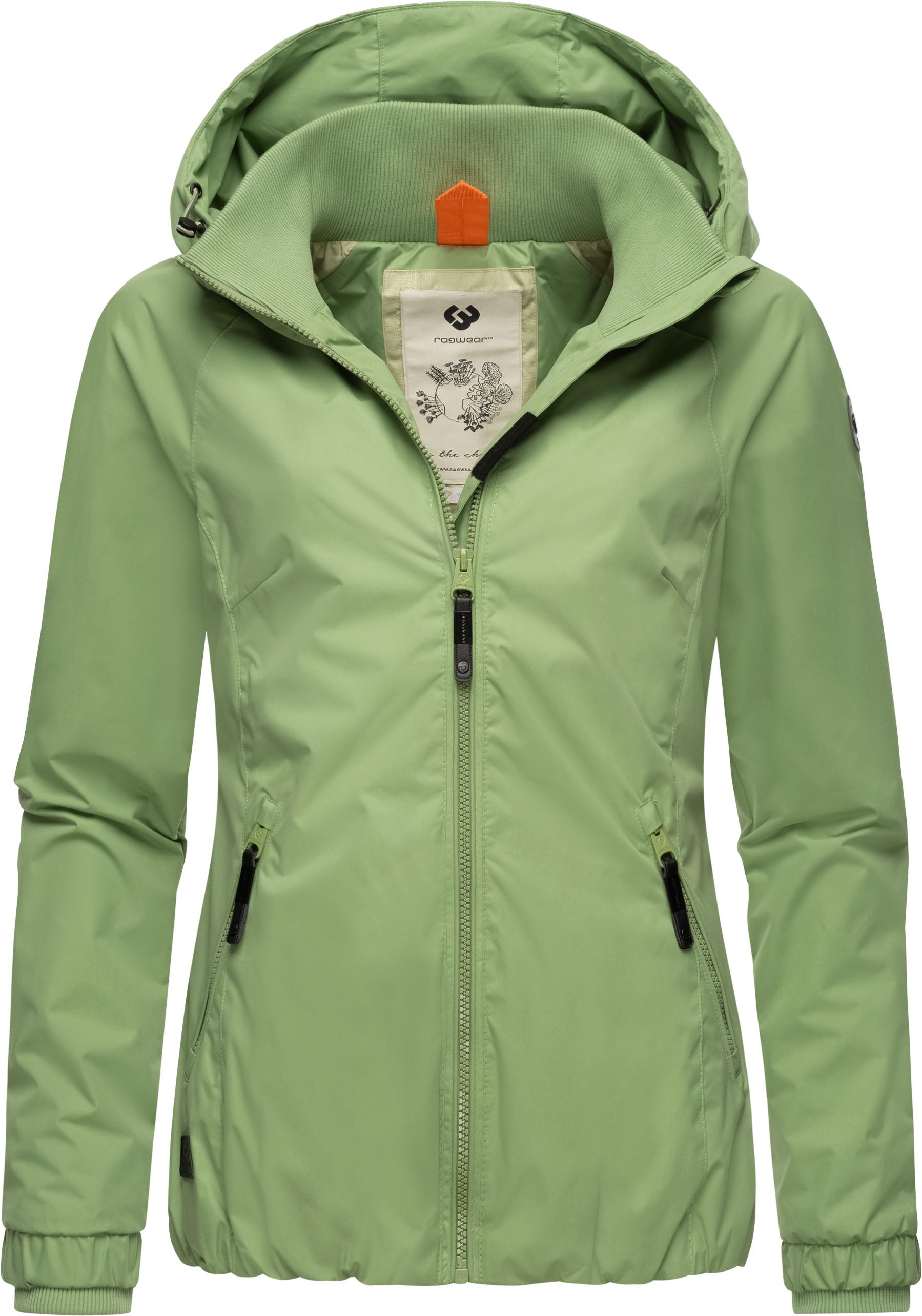 Ragwear Outdoorjacke "Dizzie" mit Kapuze Wasserdichte Übergangsjacke mit großer Kapuze