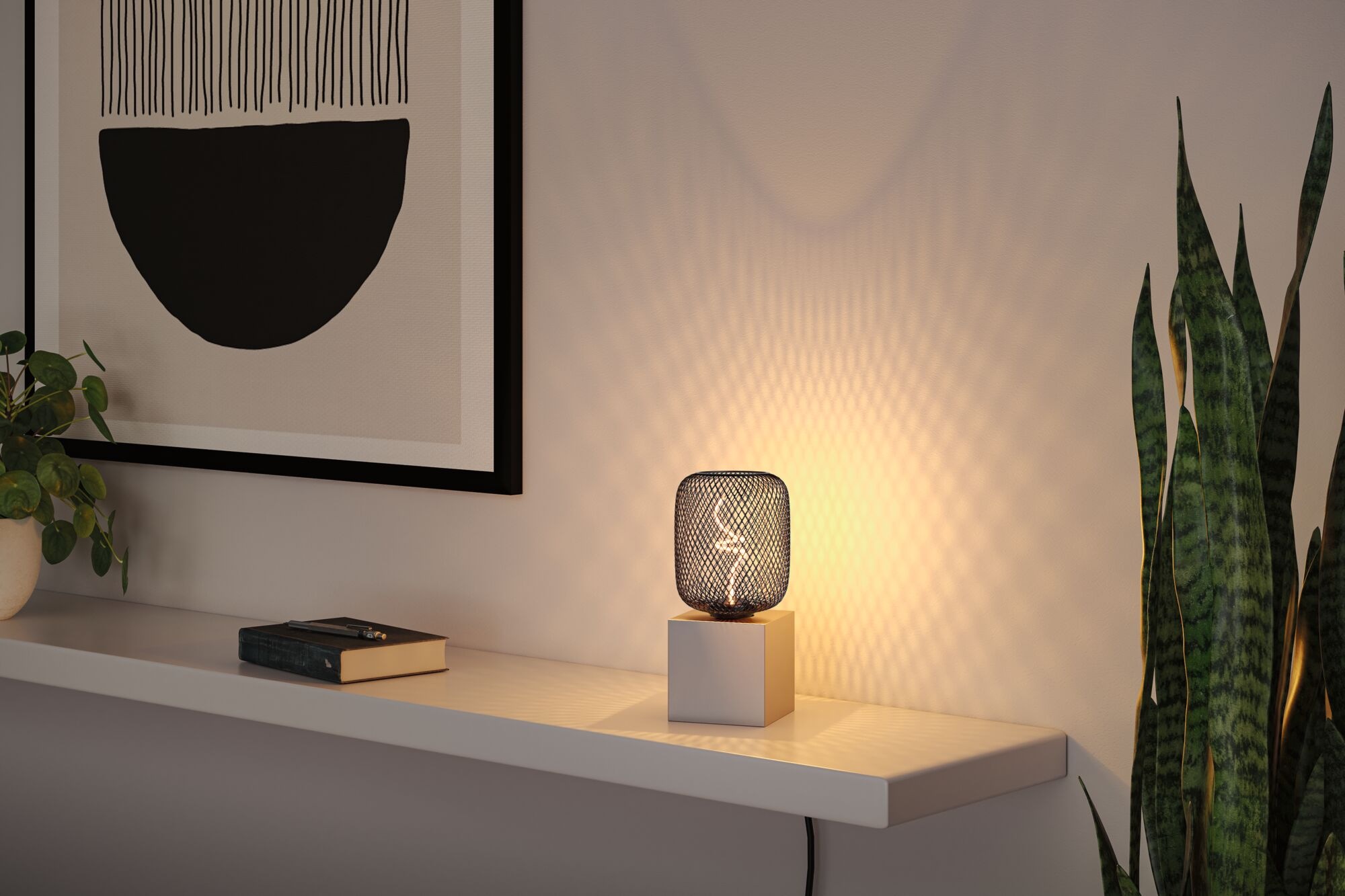 Paulmann LED-Leuchtmittel »Metallic Glow Standard 230V LED Leuchtmittel Zyl dimmbar Schwarz«, E27, 1 St.