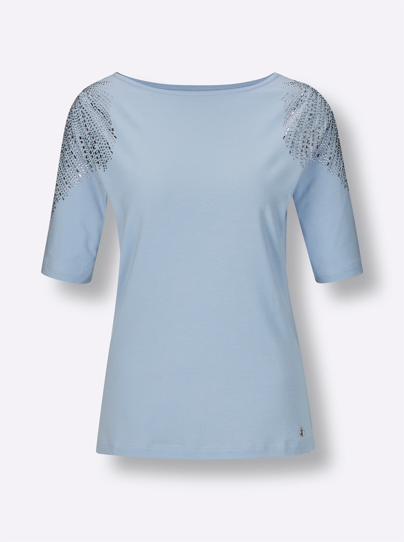 CREATION L PREMIUM Kurzarmshirt »Lyocell-Baumwoll-Shirt«, (1 tlg.)