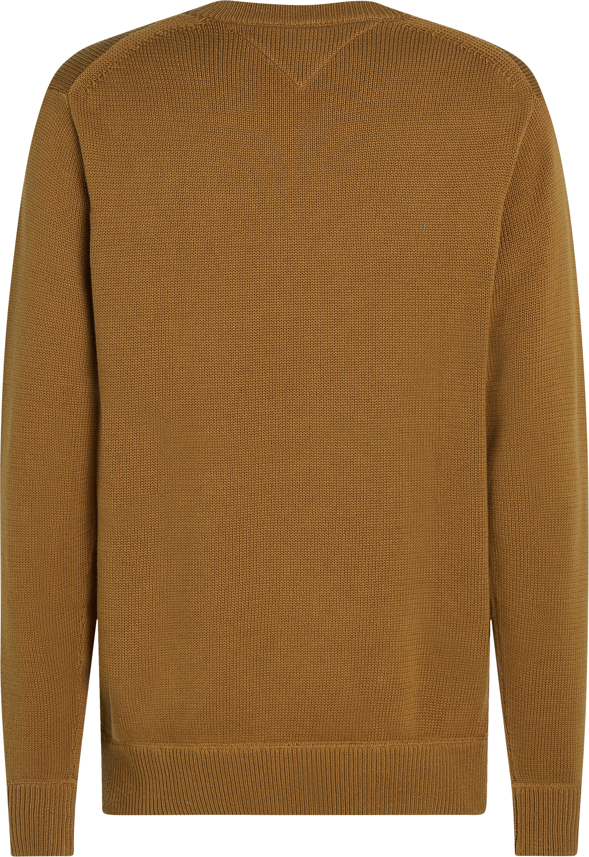 Tommy Hilfiger Strickpullover »CHUNKY COTTON C NECK«, mit Logosrickerei