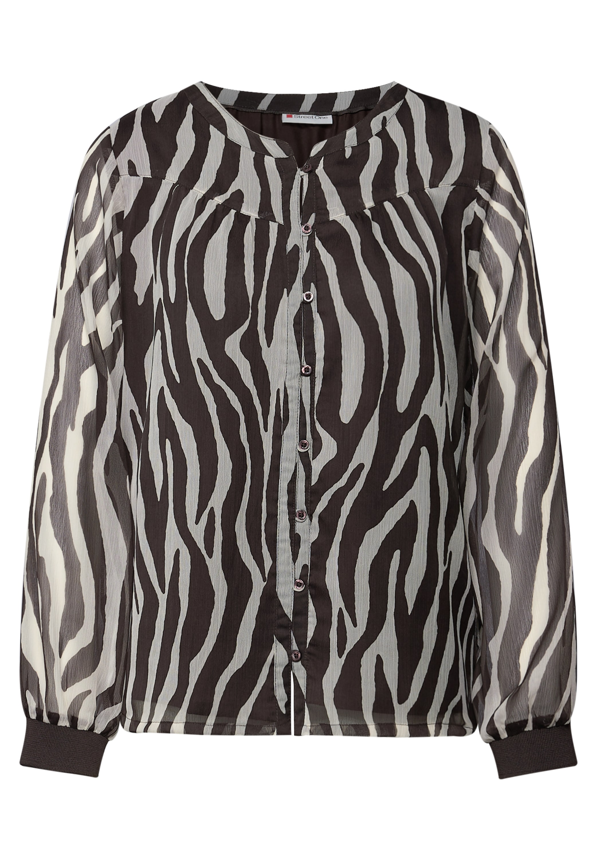 STREET ONE Chiffonbluse, in Blusen-Optik