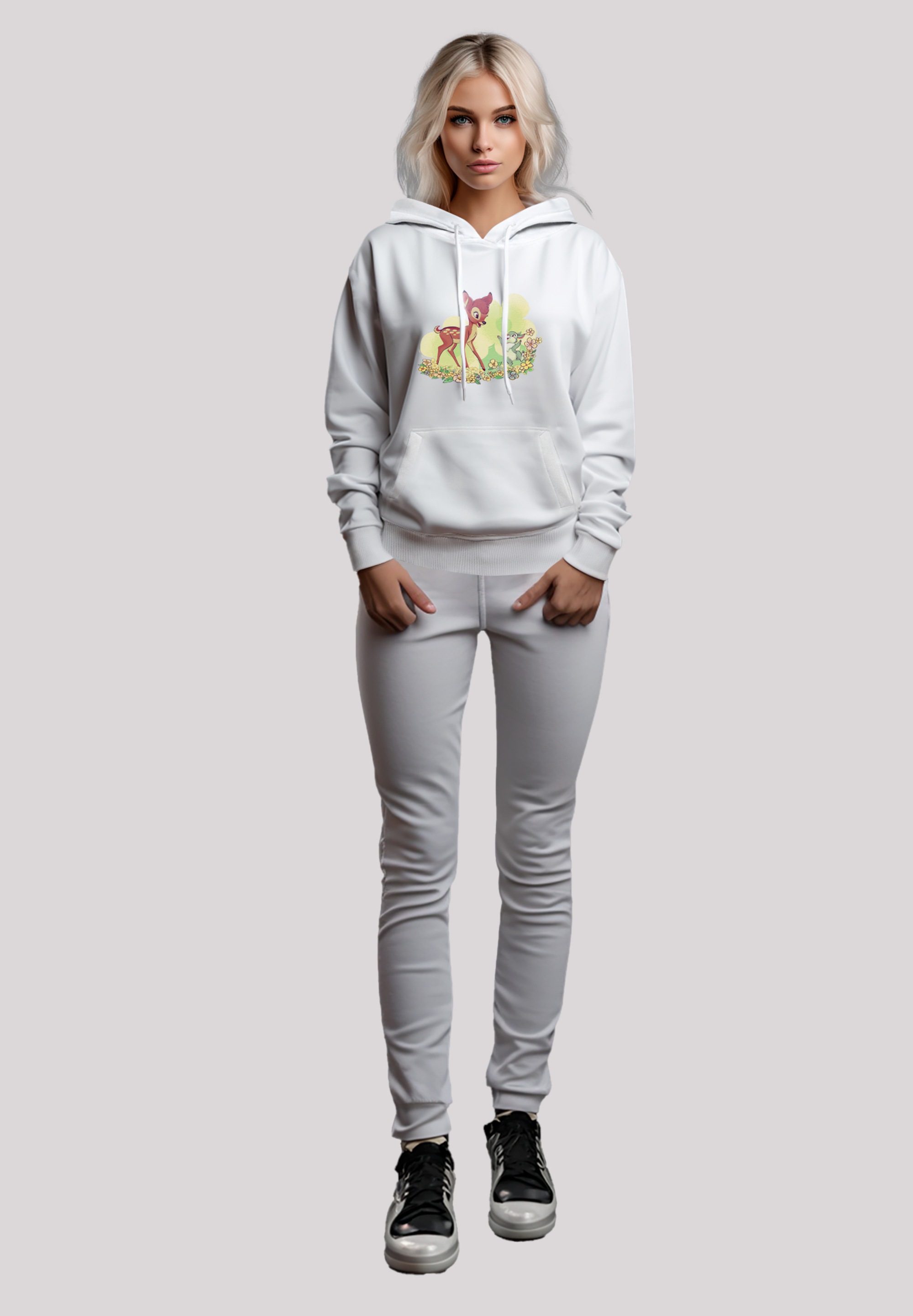 F4NT4STIC Kapuzenpullover »Disney Bambi & Thumper Playing«, Premium Qualität