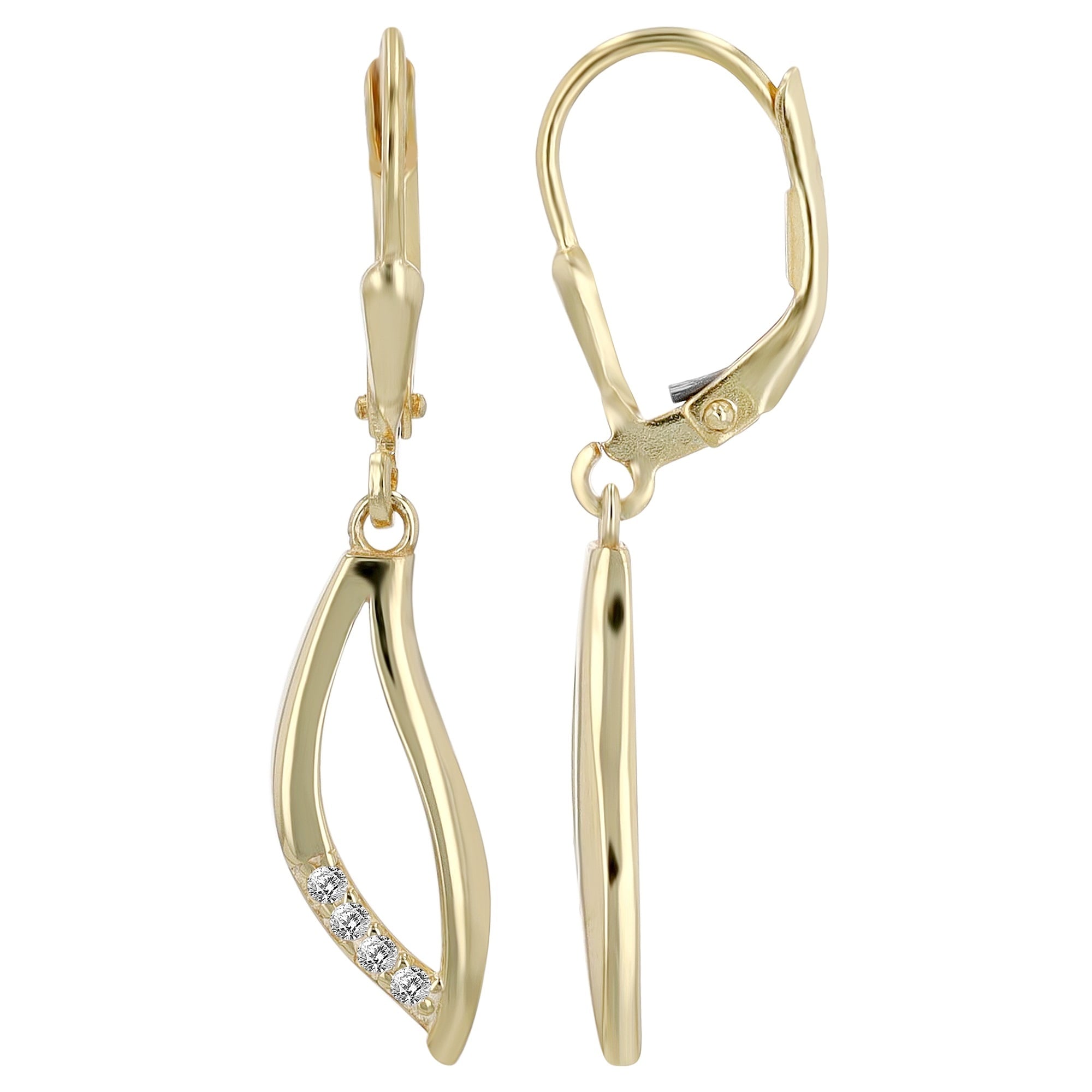 Paar Ohrhänger »Damen Ohrhänger aus 925 Silber mit Zirkonia«