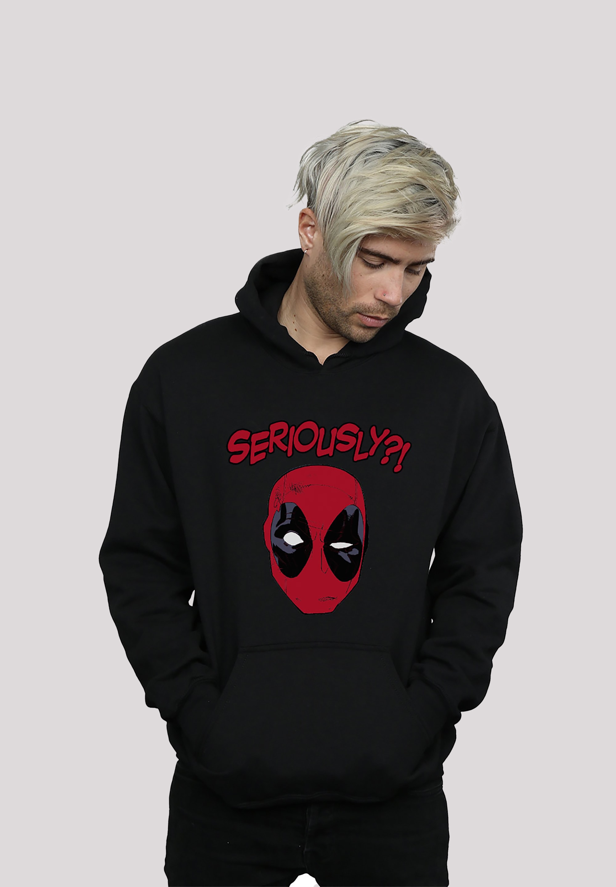 F4NT4STIC Kapuzenpullover "Marvel Deadpool Seriously", Print