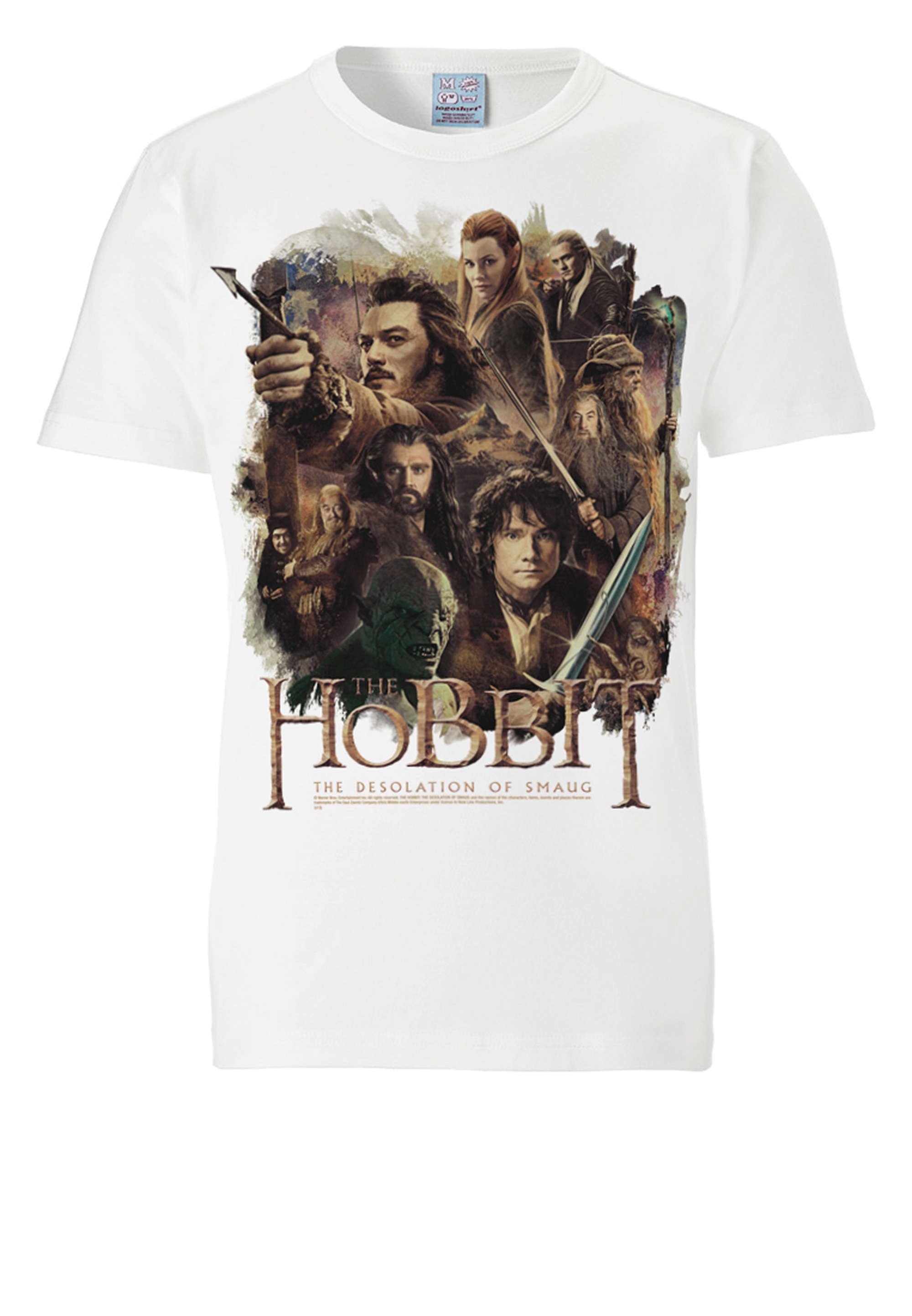 LOGOSHIRT T-Shirt »Hobbit - Poster«, mit lizenziertem Print