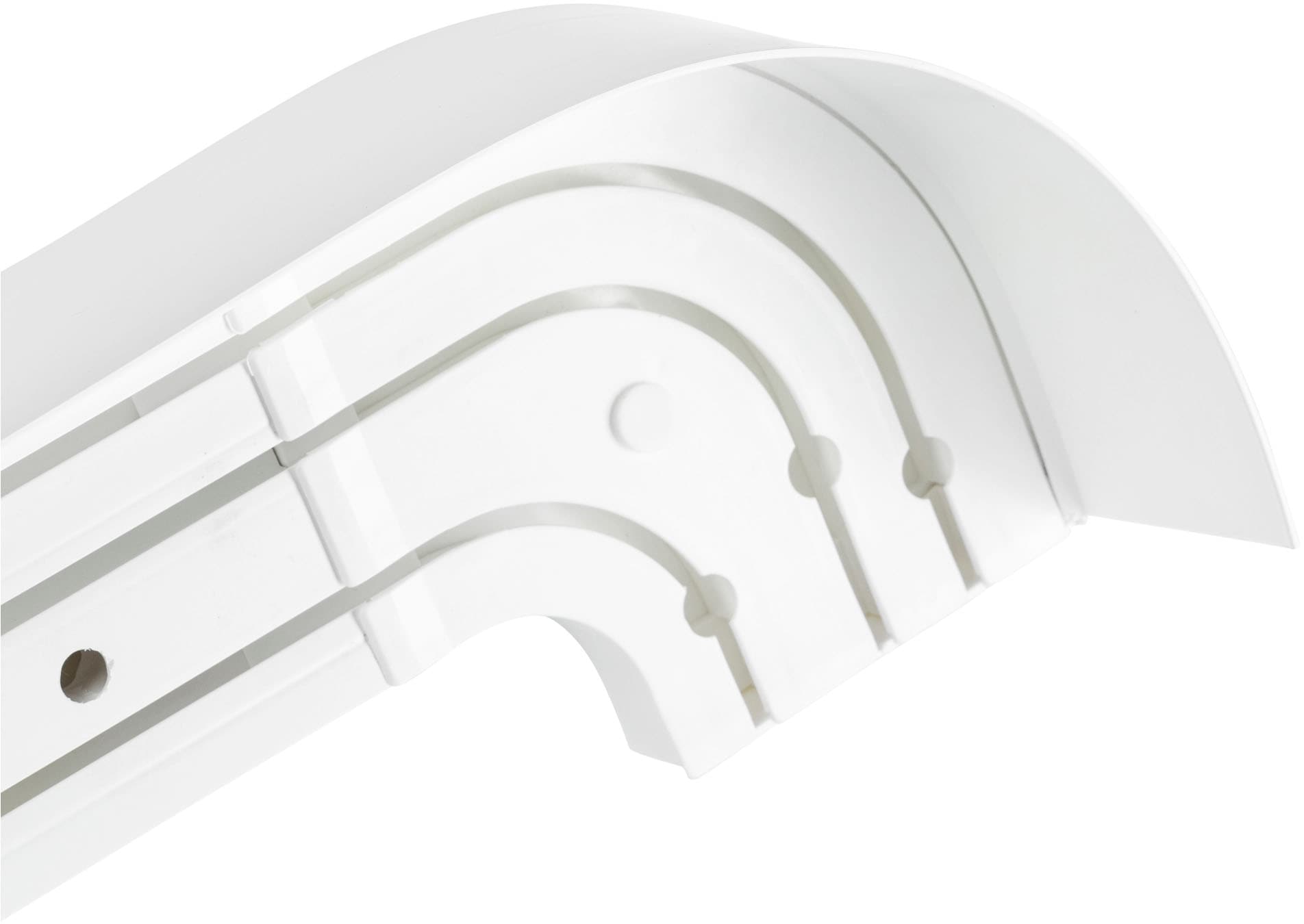 SN DECO GROUP Gardinenschiene »SH3«, 3 läufig-läufig, Fixmaß, mit Blende 5 cm