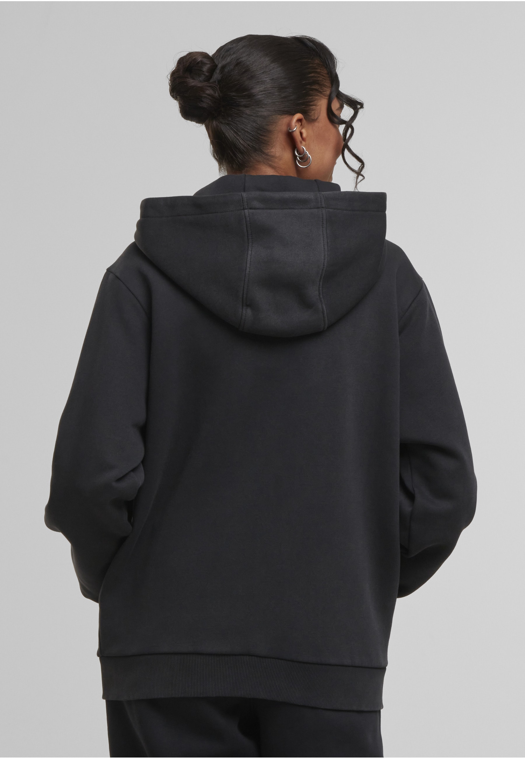 URBAN CLASSICS Sweatjacke »Urban Classics Ladies Vintage Heavy Zip Hoody«