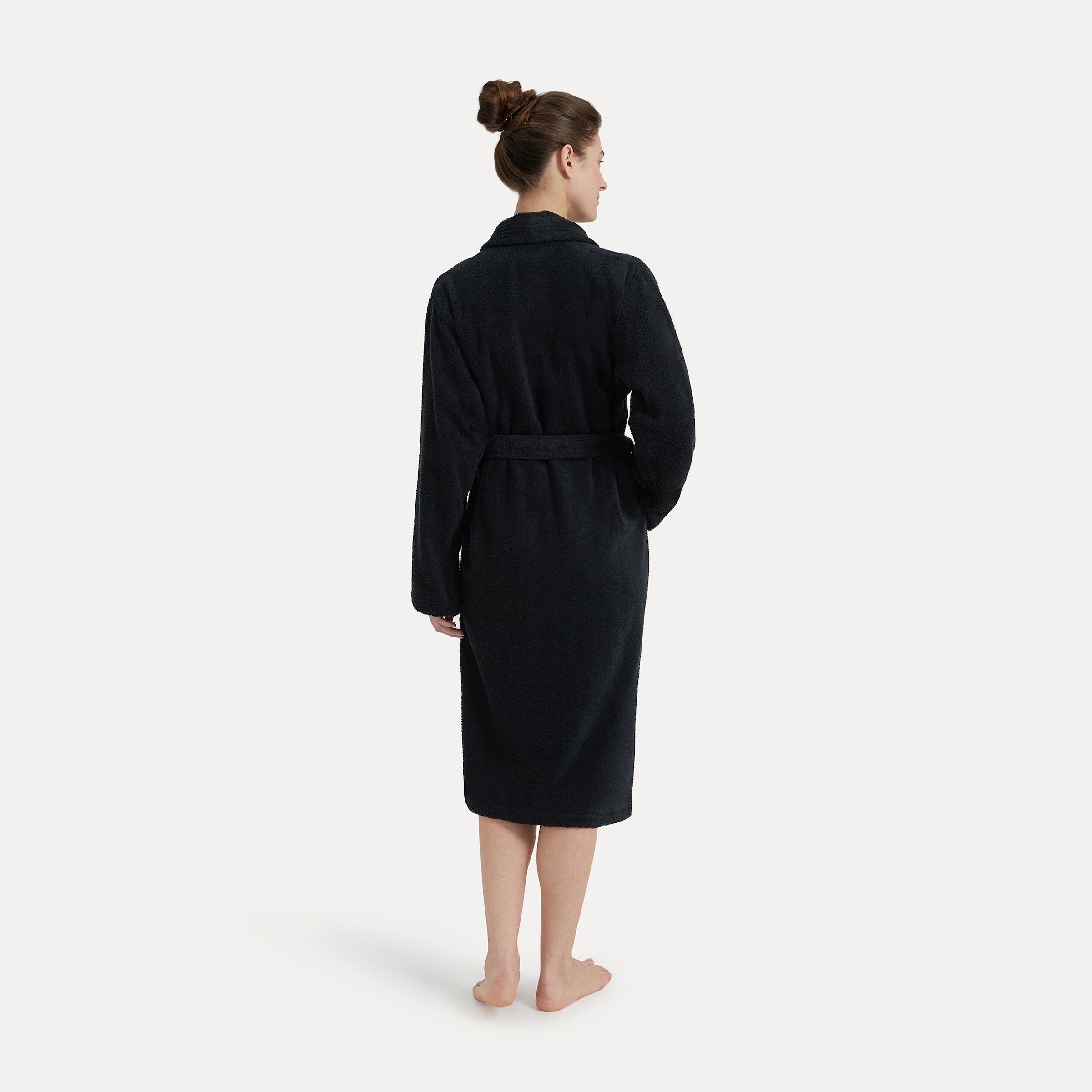 Möve Unisex-Bademantel »Basic«, (1 St.), mit Schalkragen