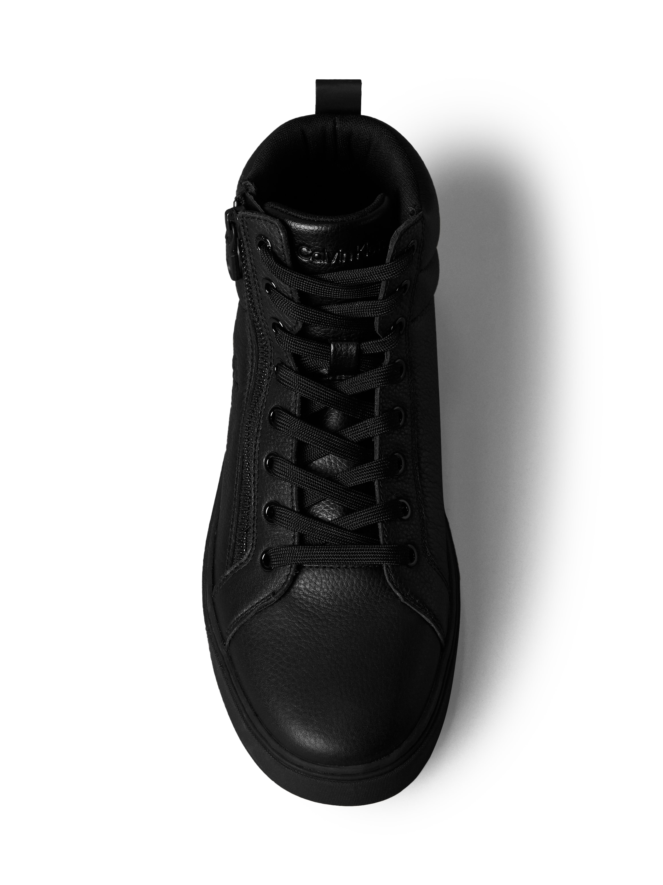 Calvin Klein Jeans Schnürboots »CLASSIC CUP MID LACEUP ZIP LTH«, High Top Sneaker, Sneakerboots, Stiefelette mit gepolstertem Schaft