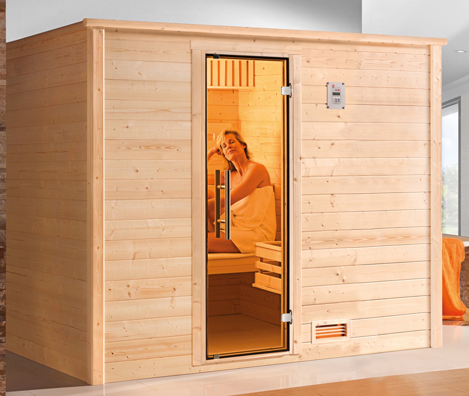 weka Sauna »Bergen 3«, ohne Ofen