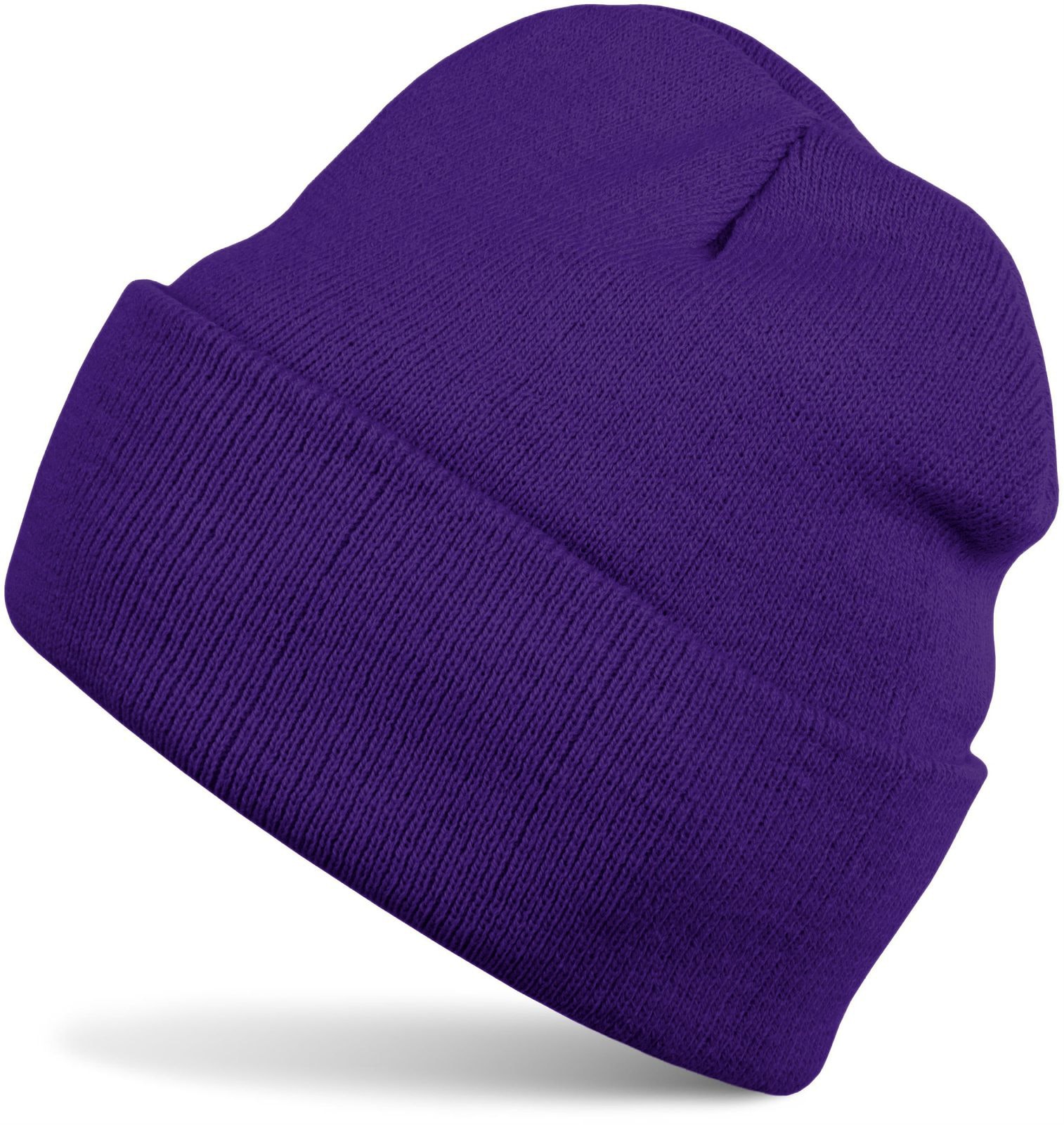 styleBREAKER Strickmütze "Winter Strickmütze mit Krempe" 1 Stk.