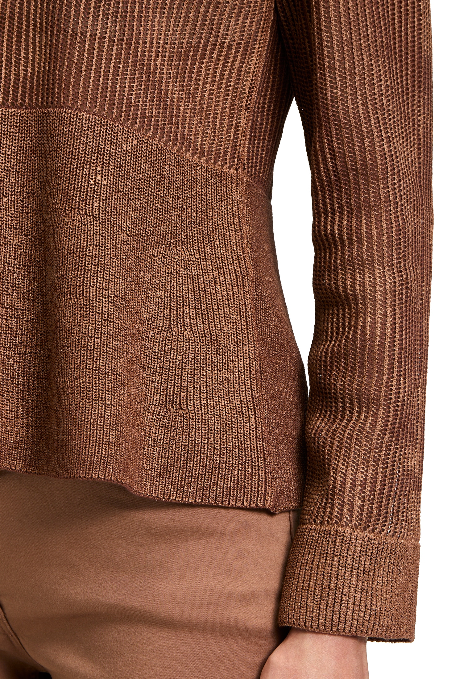 Betty Barclay Strickpullover »Betty Barclay Damen Feinstrickpullover mit Lochmuster«, (1 tlg.), Foliendruck