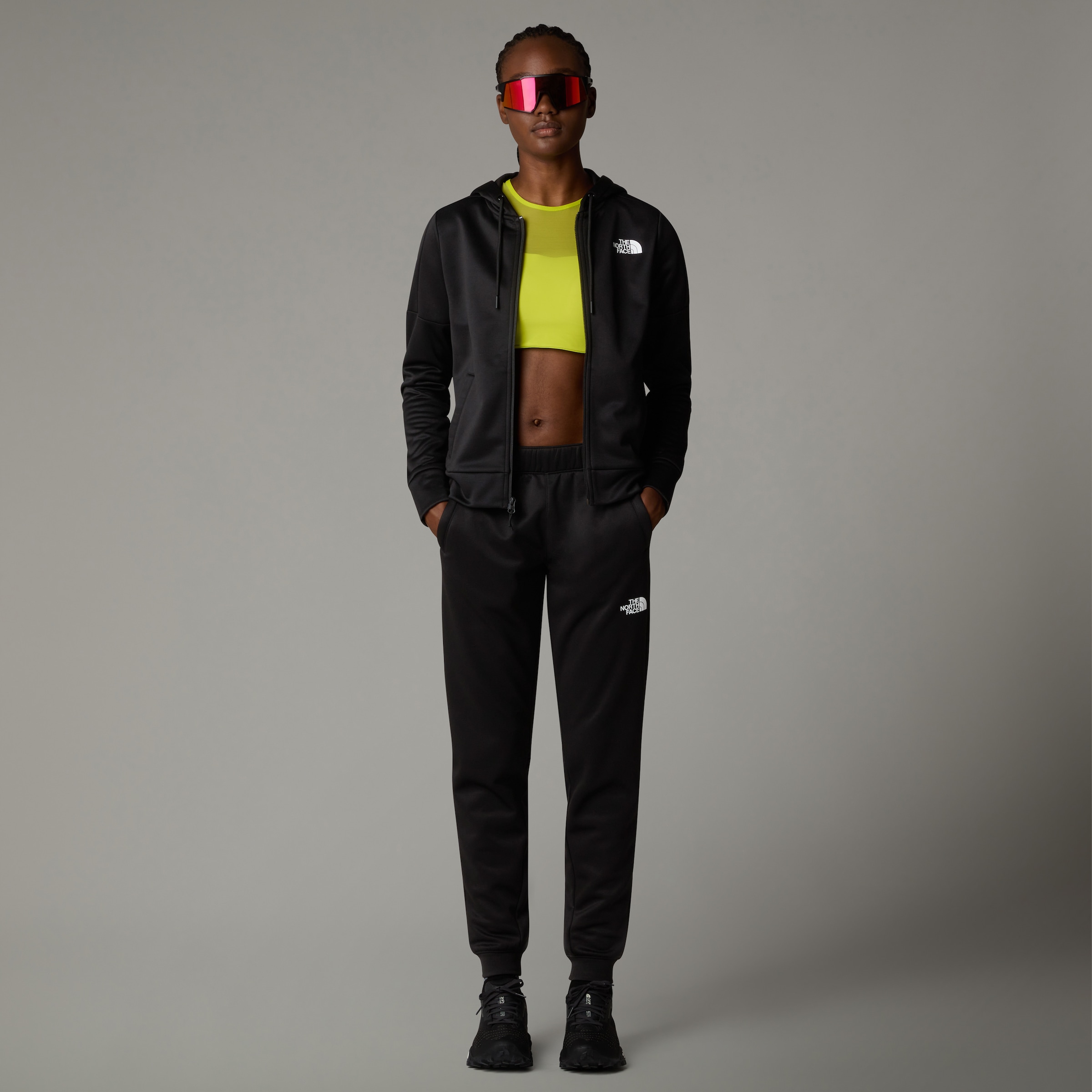 The North Face Sweatjacke »Reaxion Fleece Kapuzenpulli mit durchgehendem RV für Damen«