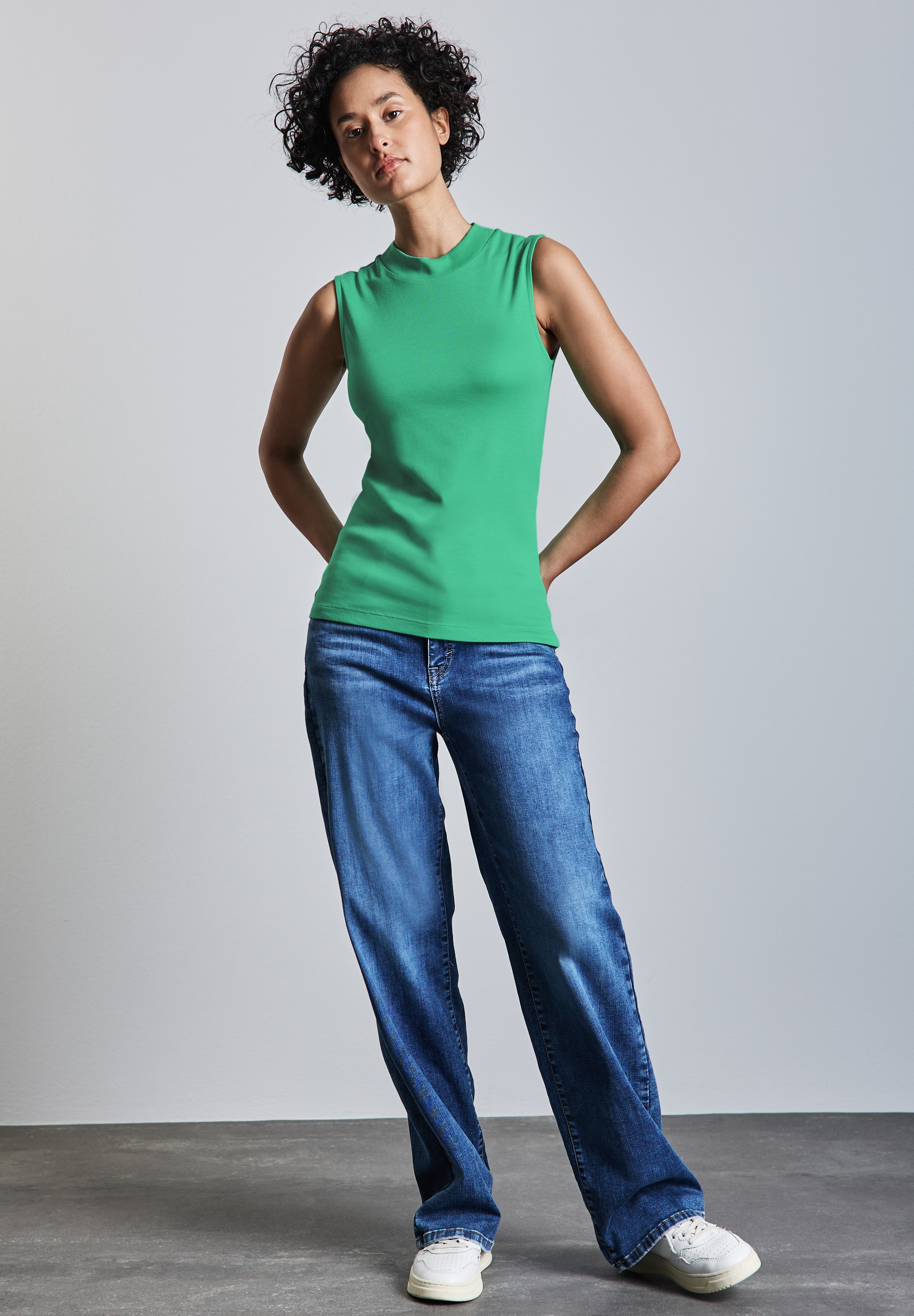 STREET ONE T-Shirt, im soften Baumwoll-Mix