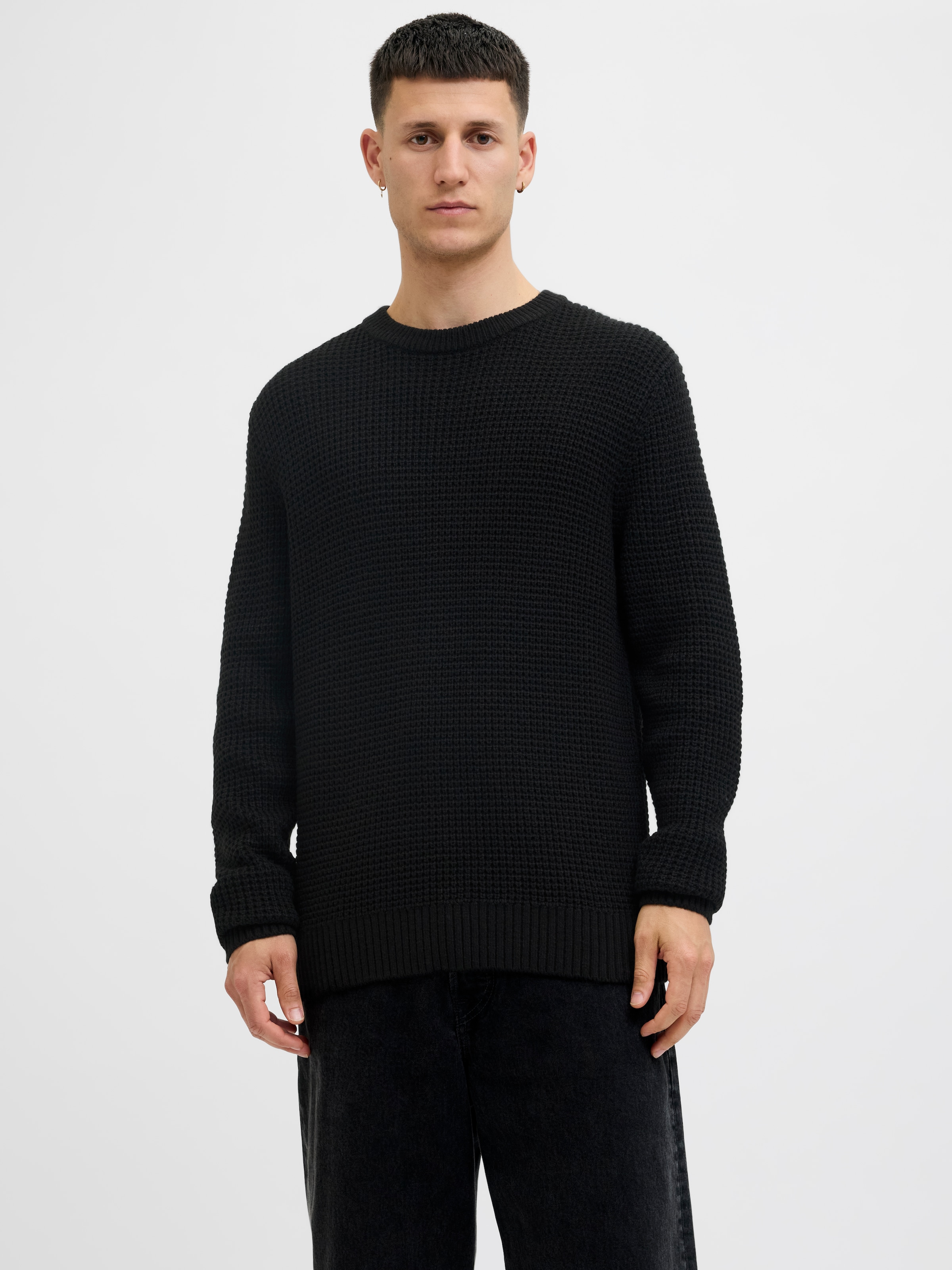 Jack & Jones Strickpullover "JJGLOBAL KNIT CREW NECK" günstig online kaufen