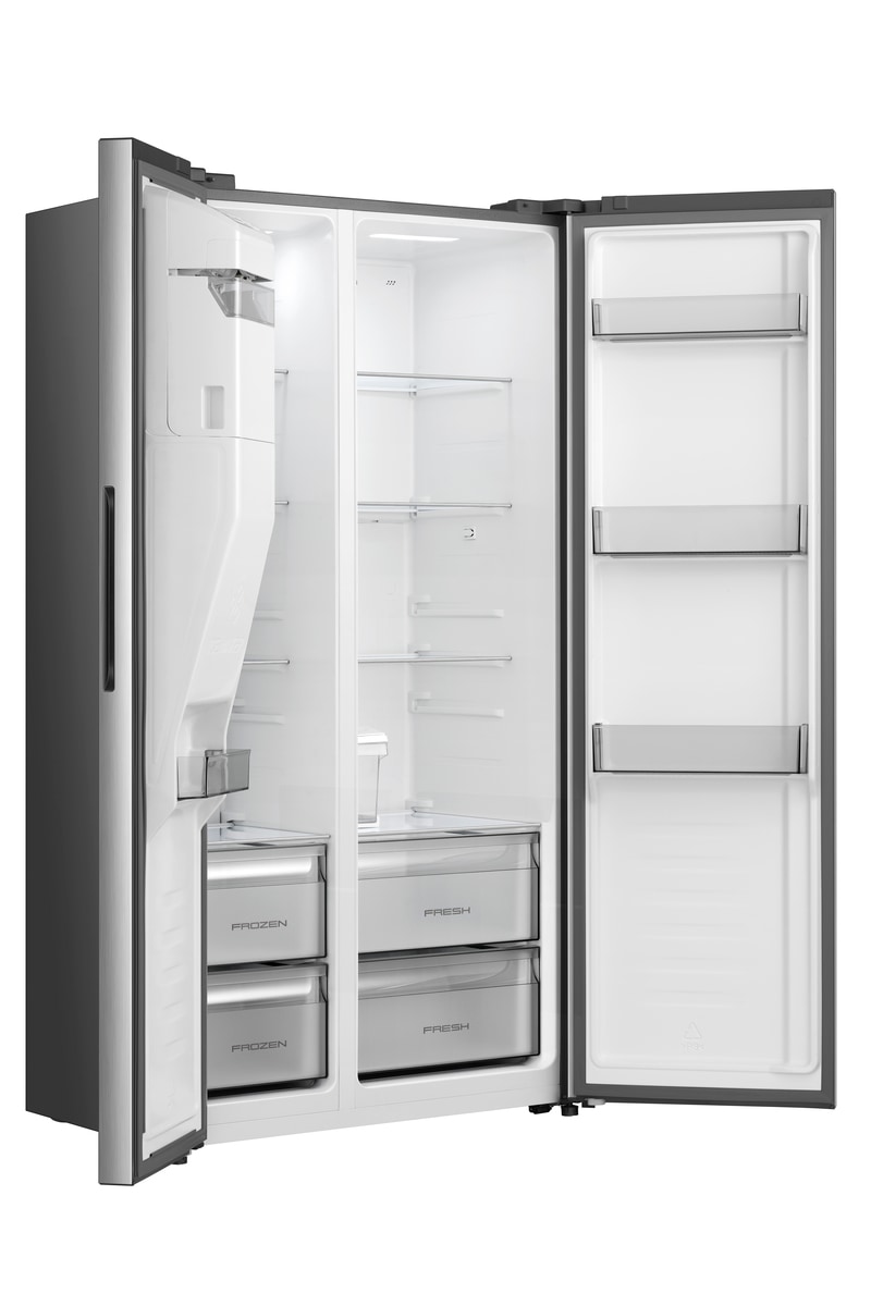 Hisense Side-by-Side »RS5P528STIE« 178,6 cm hoch 91,1 cm breit Wasser-& Eisspender