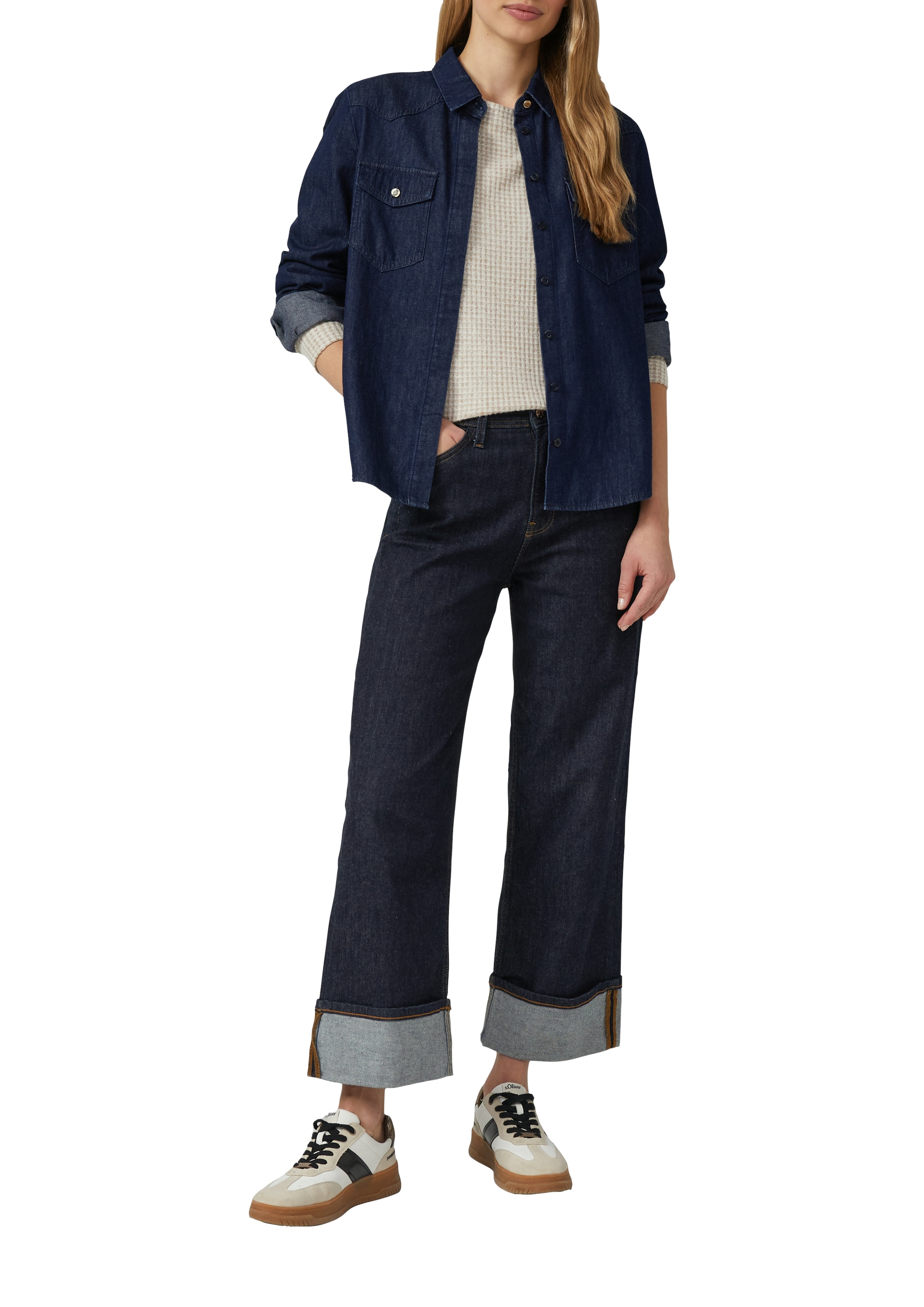 s.Oliver Langarmshirt mit Stretchanteil