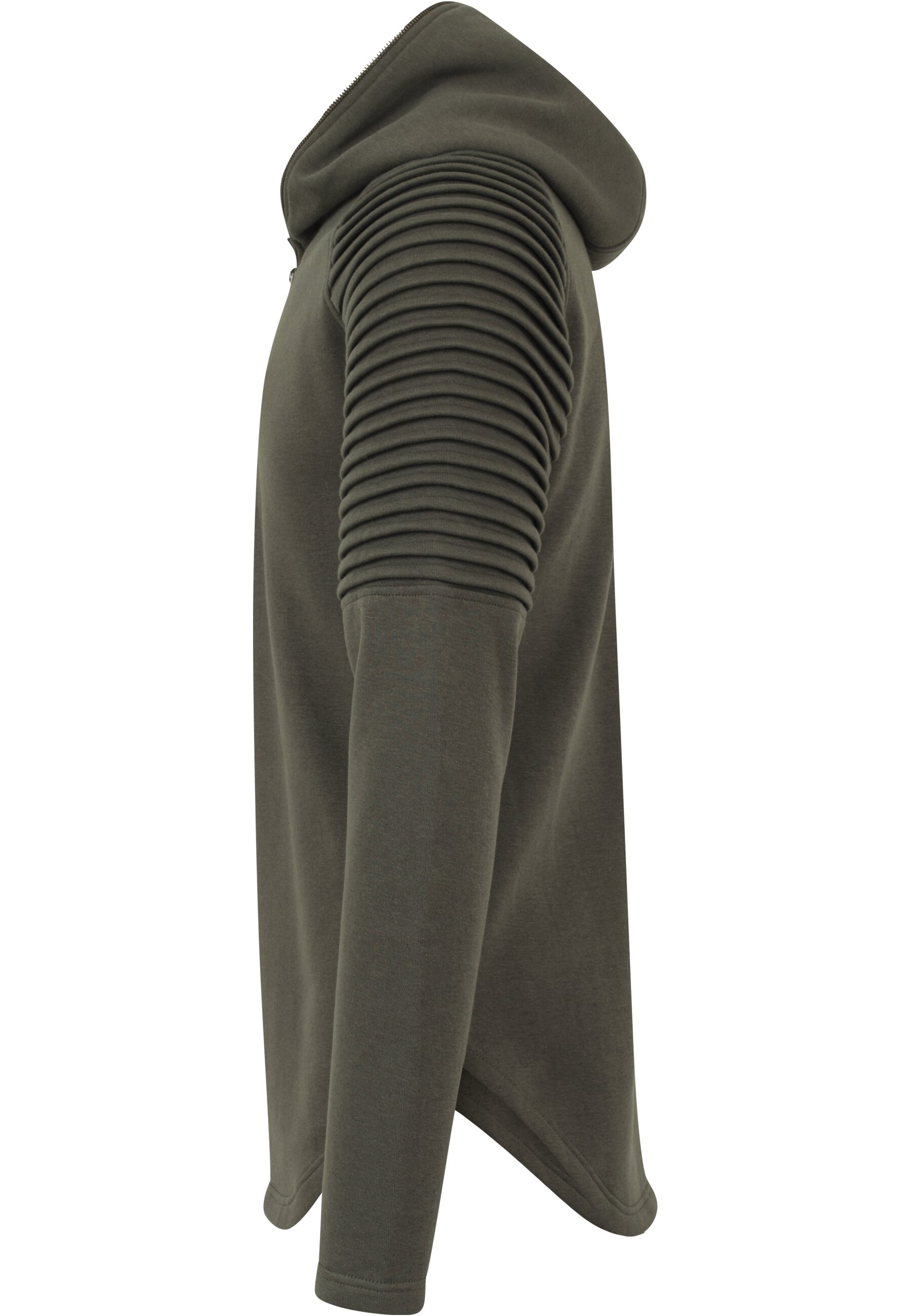 URBAN CLASSICS Hoodie »Urban Classics Herren Pleat Sleeves Terry Hoody«, (1 tlg.)