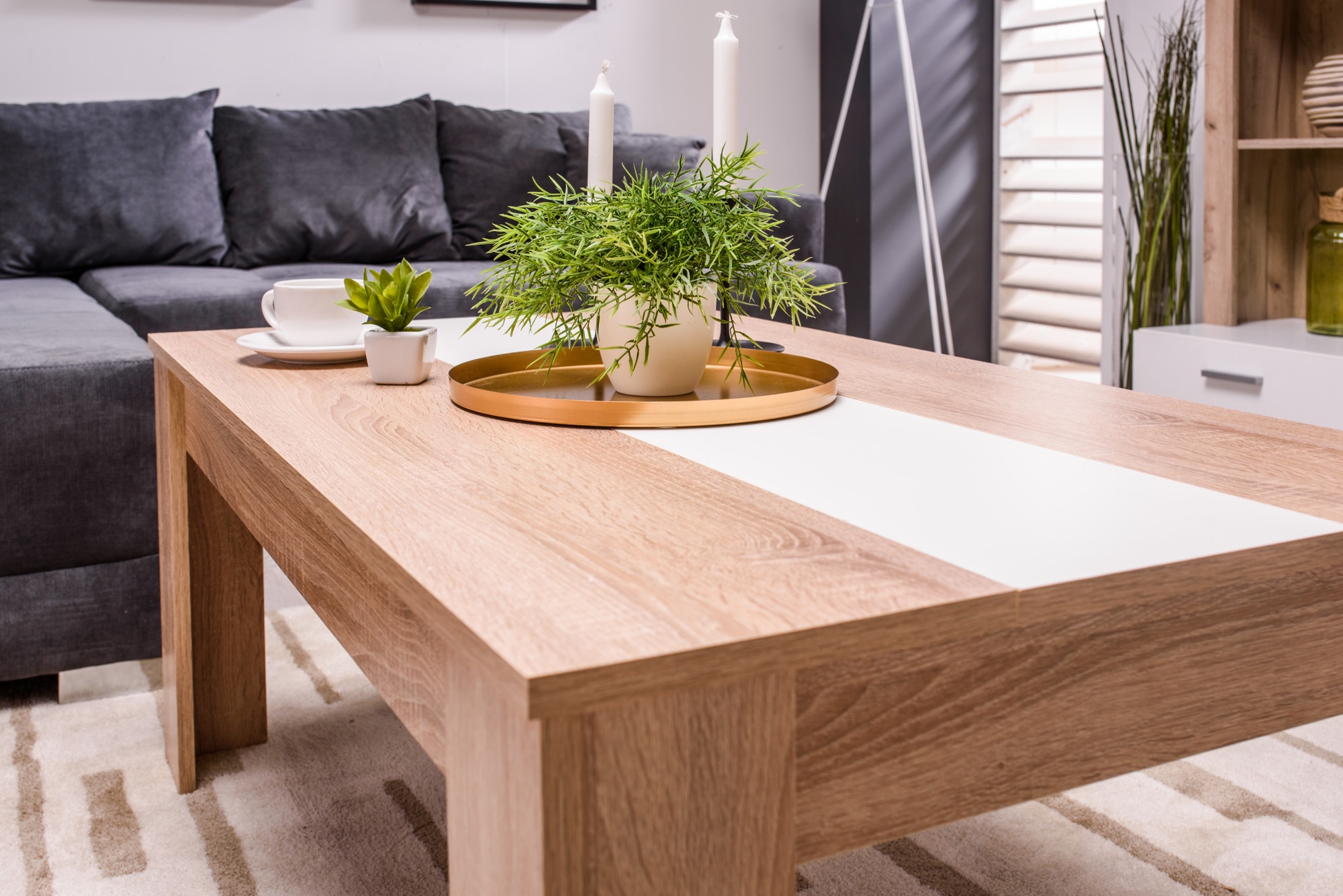 Home affaire Couchtisch »Marengo«, 2-seitig Mittelplatte in verschiedenen Farben