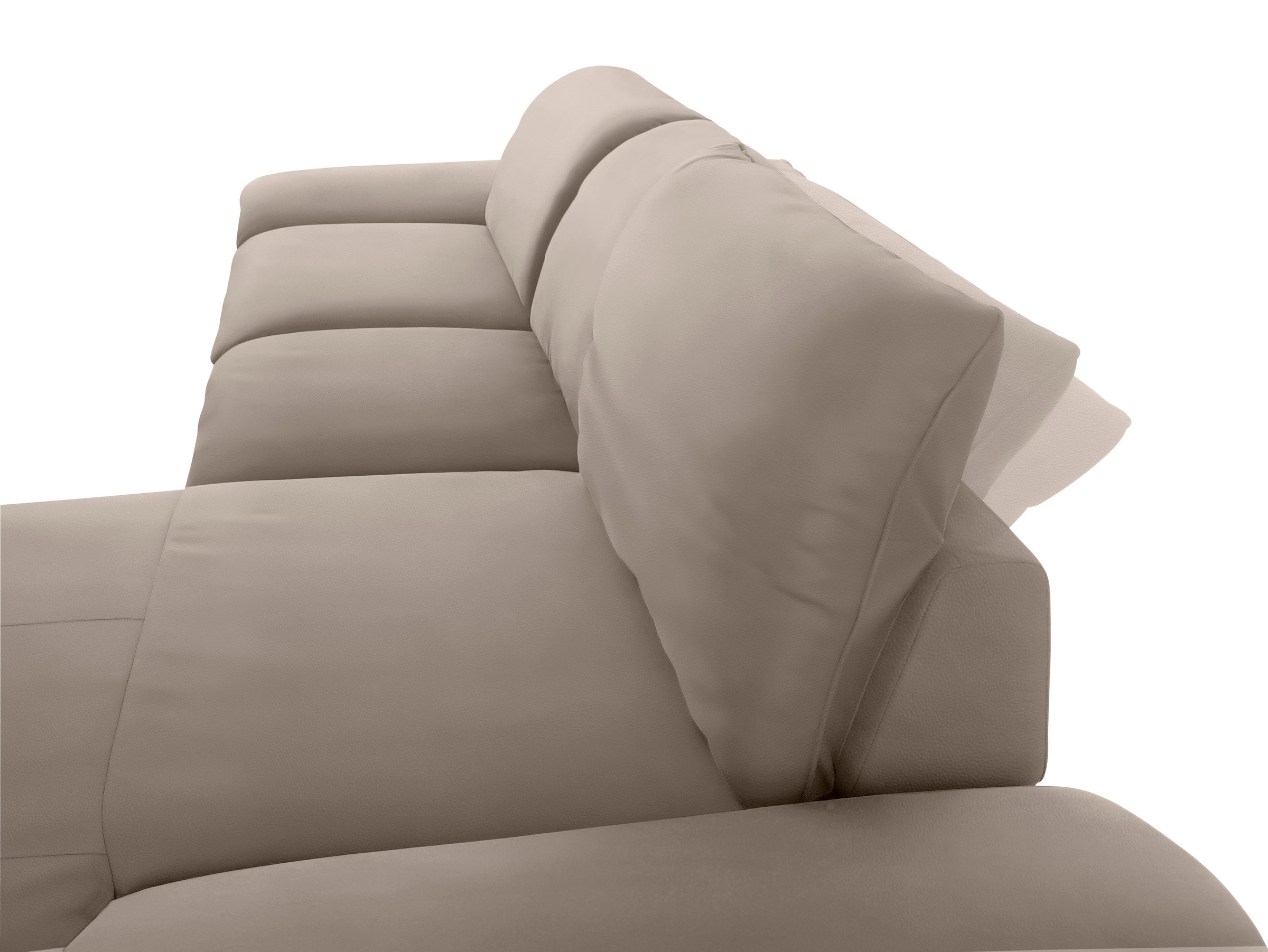 W.SCHILLIG Ecksofa »enjoy&MORE, Designsofa, bequem, elegant und zeitlos, L-Form«, Sitztiefenverstellung, Füße bronze pulverbeschichtet, Breite 340 cm