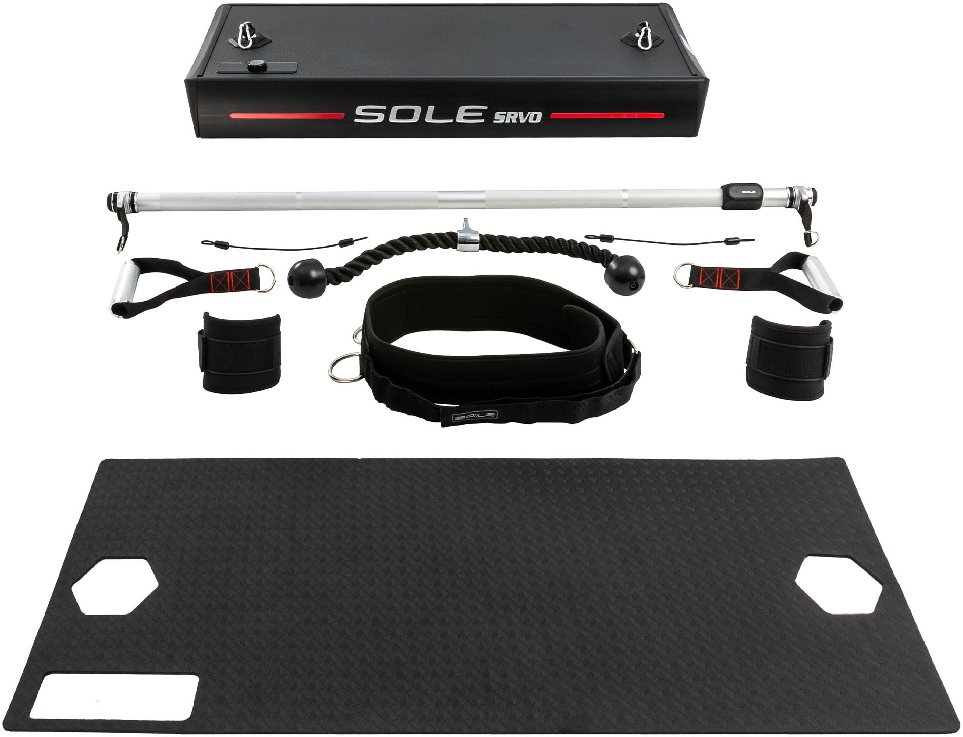 SOLE Fitness Kraftstation »SRVO Basic All-in-one-Trainer«, (Set)