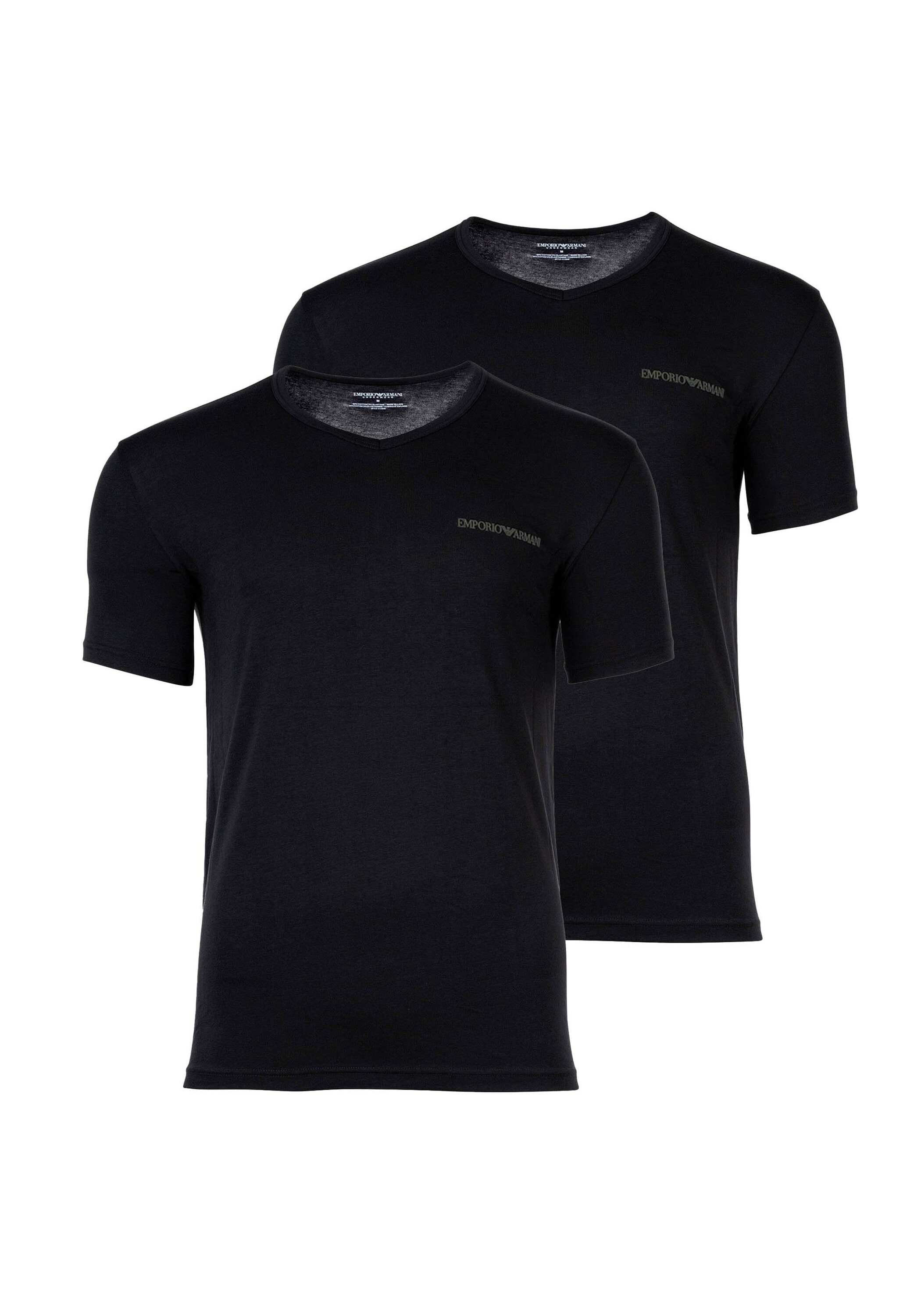 Emporio Armani T-Shirt "T-Shirt CORE LOGOBAND 2er Pack" günstig online kaufen
