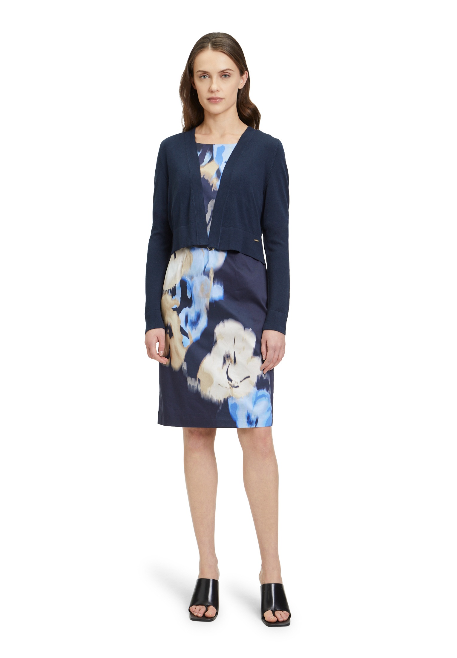 Betty&Co Strickjacke »Betty & Co Strick-Cardigan ohne Verschluss«, Blende