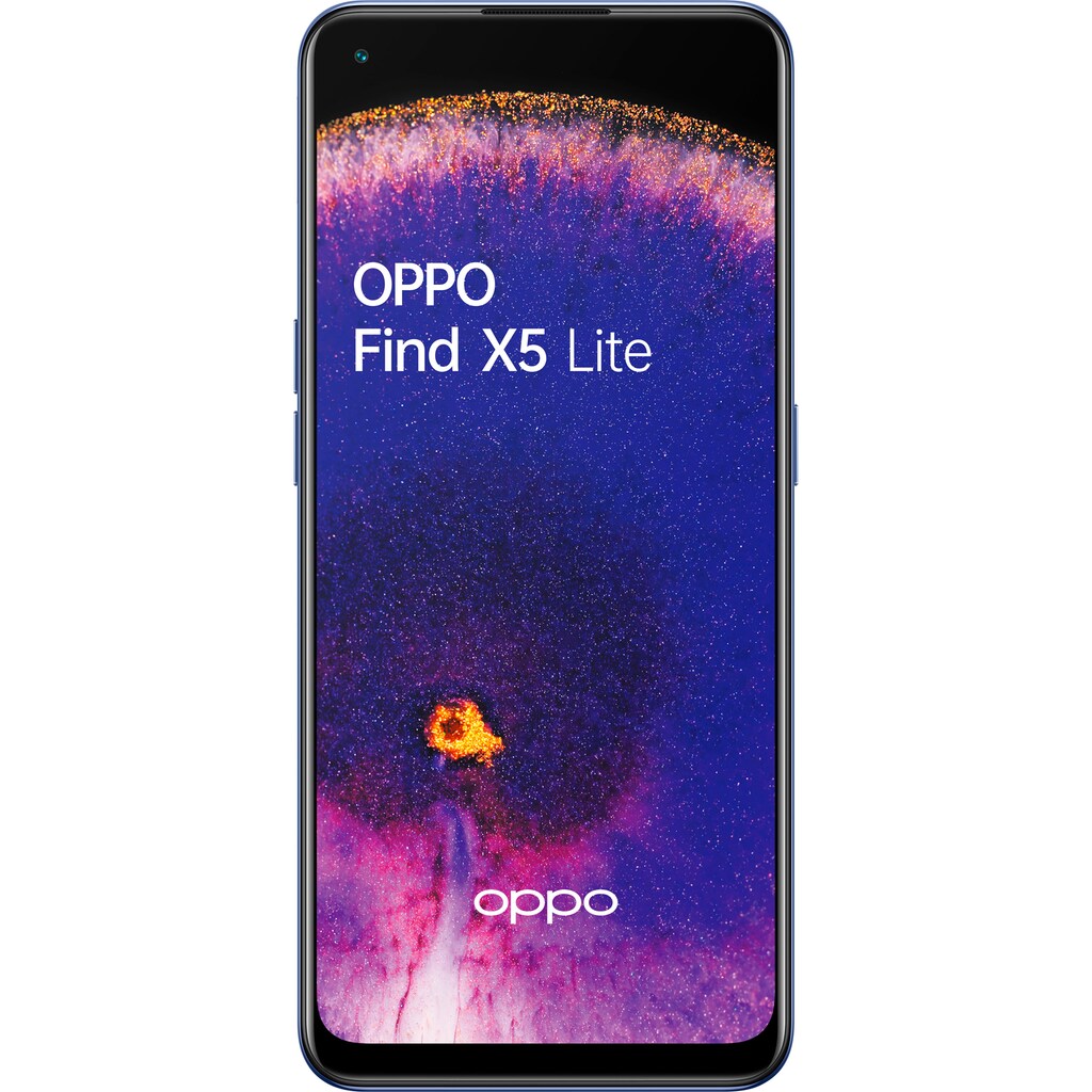 Oppo Smartphone »Find X5 Lite«, (16,33 cm/6,43 Zoll, 256 GB Speicherplatz, 64 MP Kamera), inkl. 65W Schnellladegerät, Schutzcase