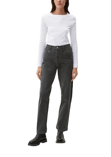 s.Oliver Women Long Sleeve Shirt White Size 40 3