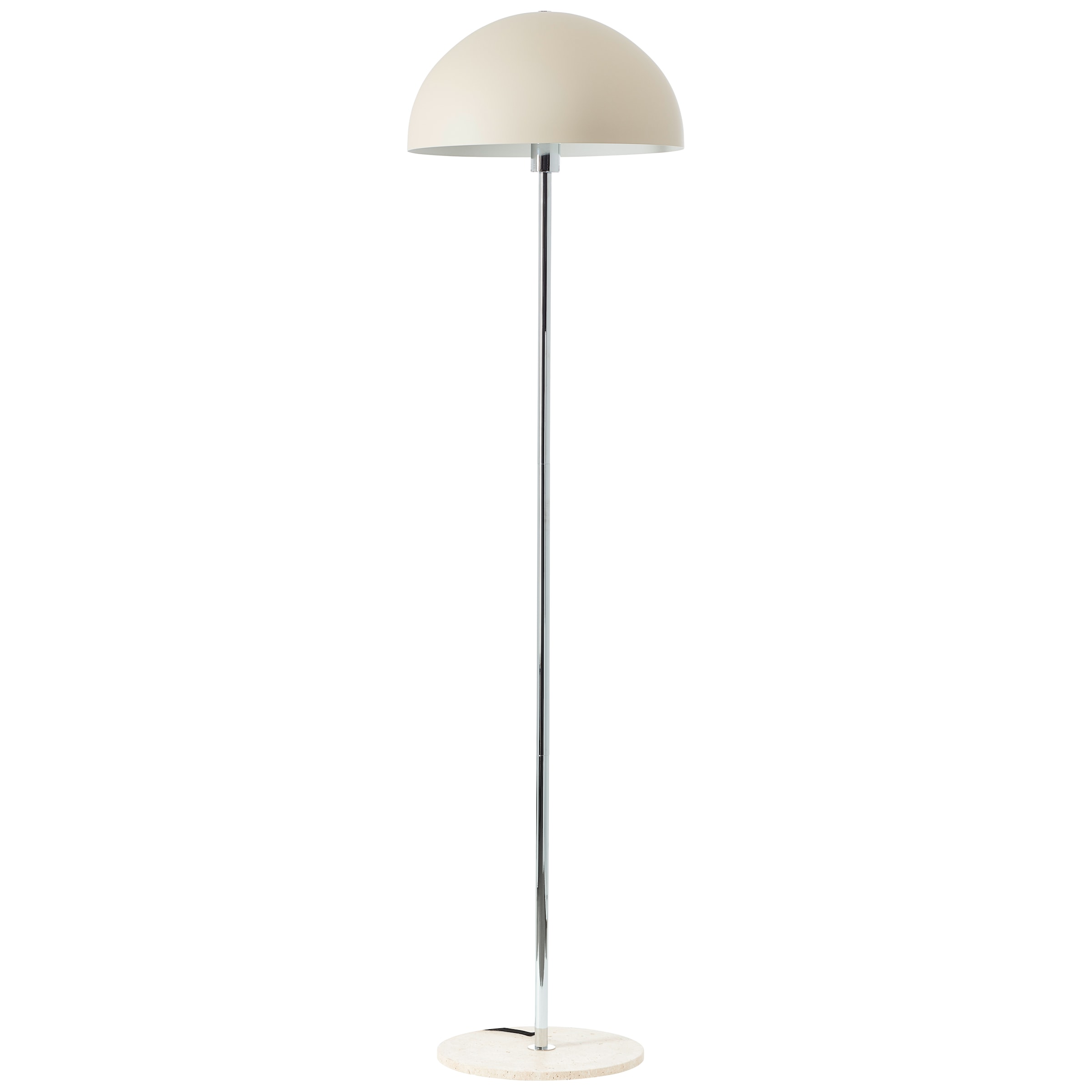 LeGer Home by Lena Gercke Stehlampe »Linnea Pilz Lampe - Travertin Steinfuß«, 1 flammig, Pilzleuchte, Höhe 150cm