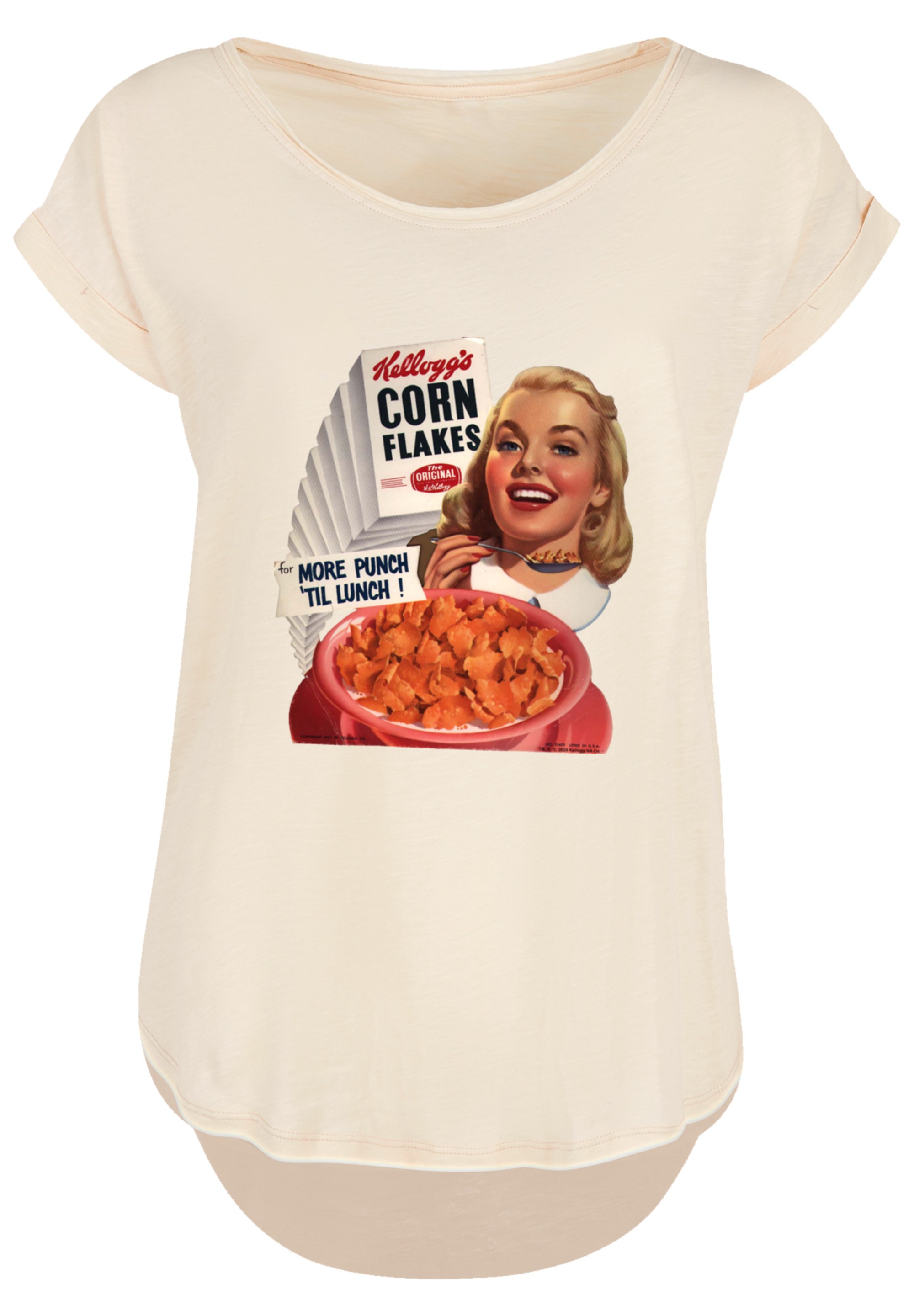 F4NT4STIC T-Shirt "Kelloggs Corn Flakes Cereal 1950s", Premium Qualität günstig online kaufen