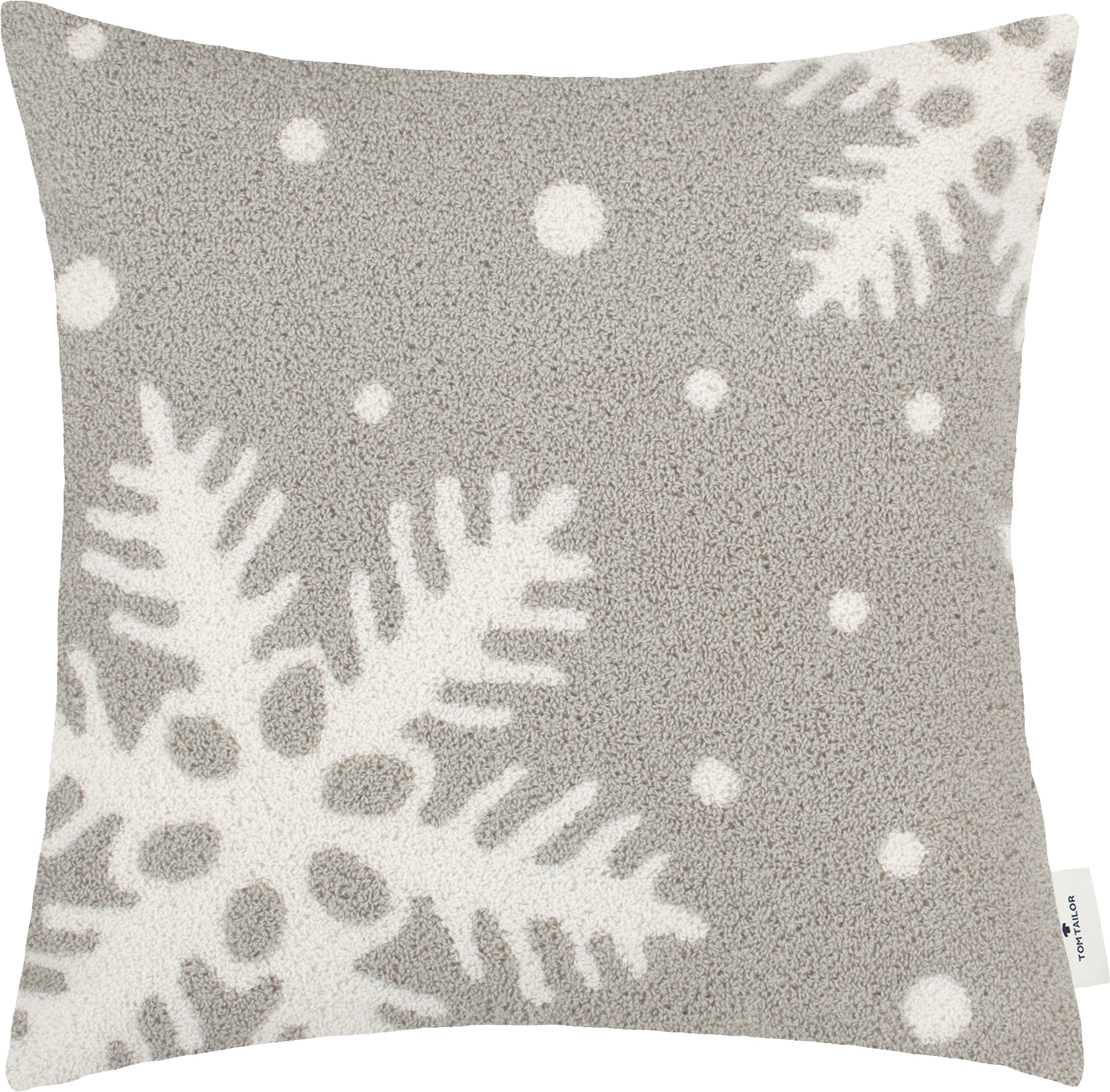 TOM TAILOR HOME Dekokissen »Winter Flake«, mit hochertigem Bouclé-Effekt, Kissenhülle ohne Füllung, 1...