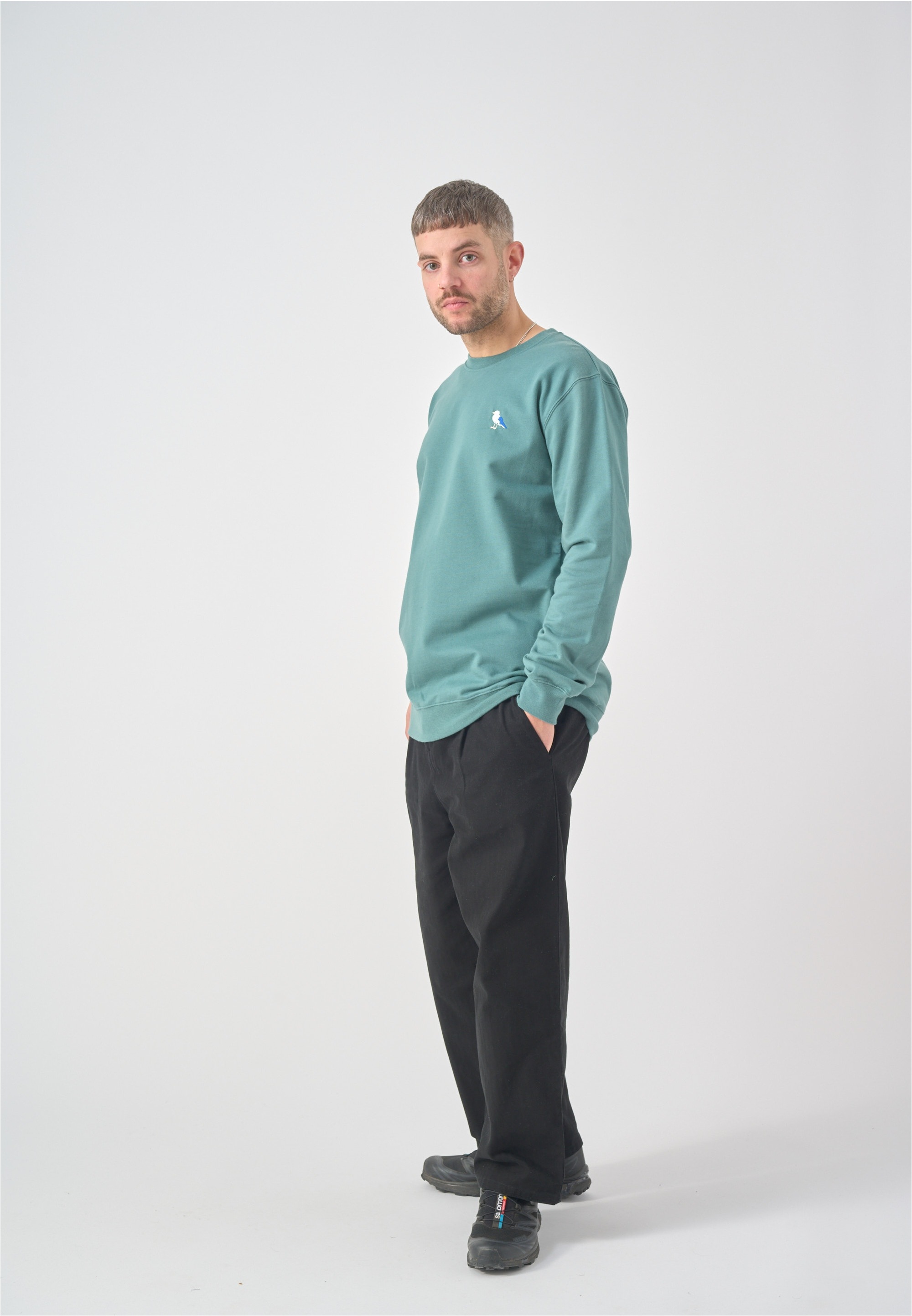 Cleptomanicx Sweatshirt »Embro Gull«, mit kleiner Möwen-Stickerei