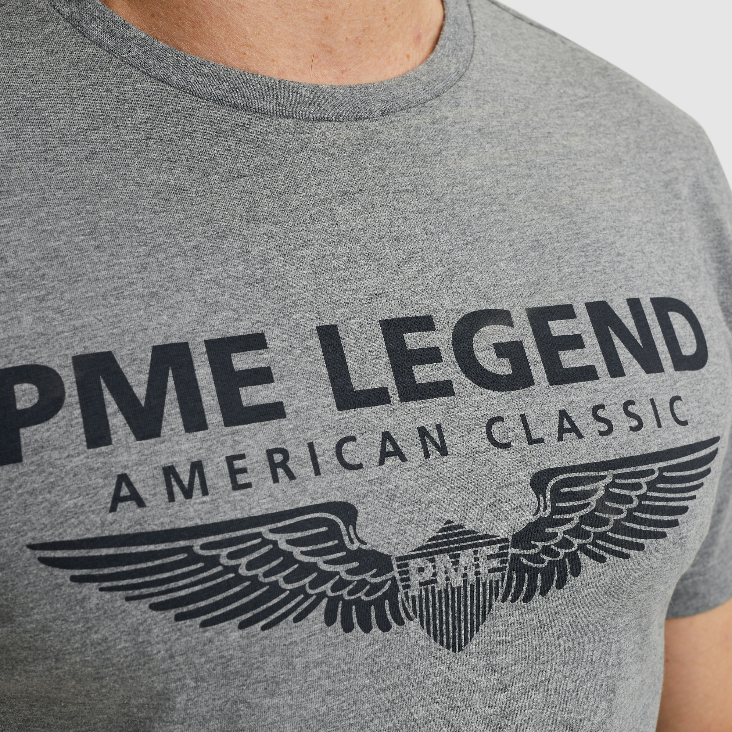 PME LEGEND Rundhalsshirt, mit Logoprint