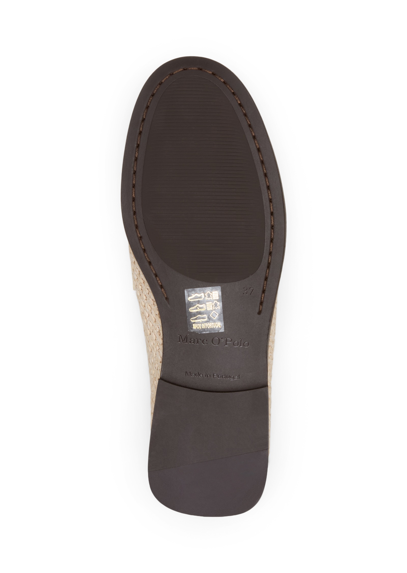 Marc O'Polo Loafer »aus luftigem Raffiabast mit Leder«