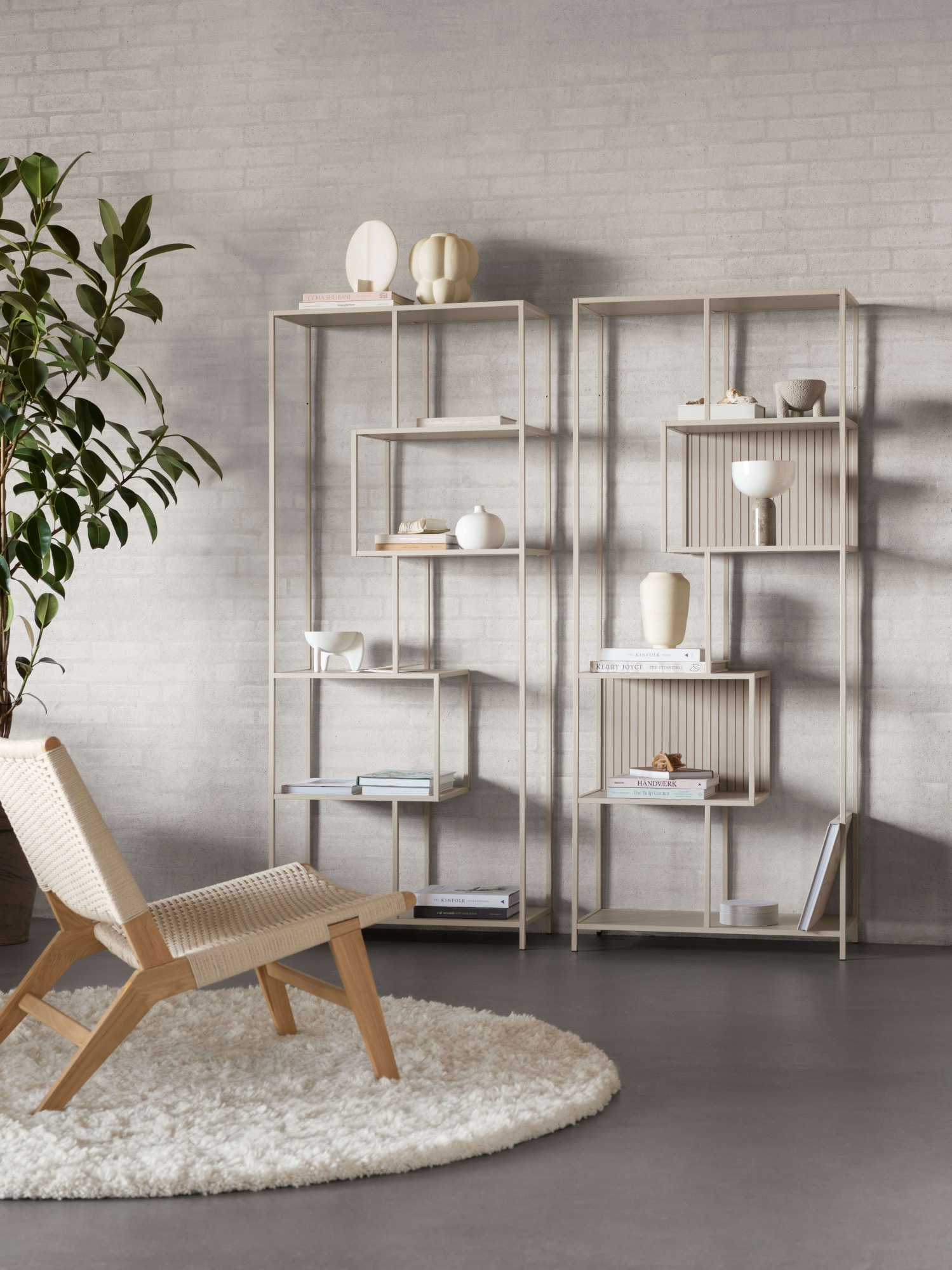 ACTONA GROUP Loungesessel »Carson«, Eiche, minimalistischer Stil, erhältlich in zwei Farben