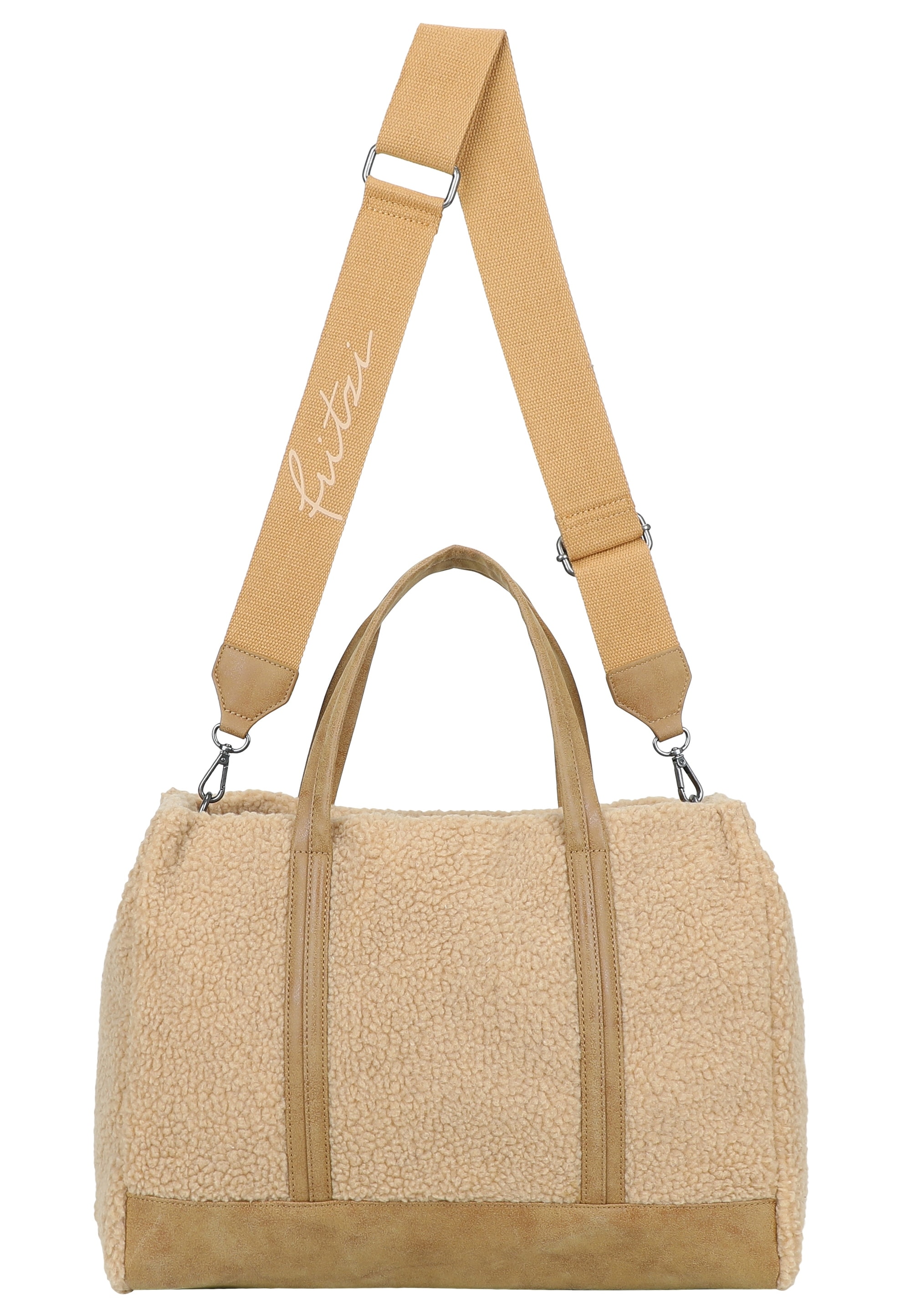 Fritzi aus Preußen Henkeltasche »Easy Tote Limited Teddy« im modernen Teddy-Look