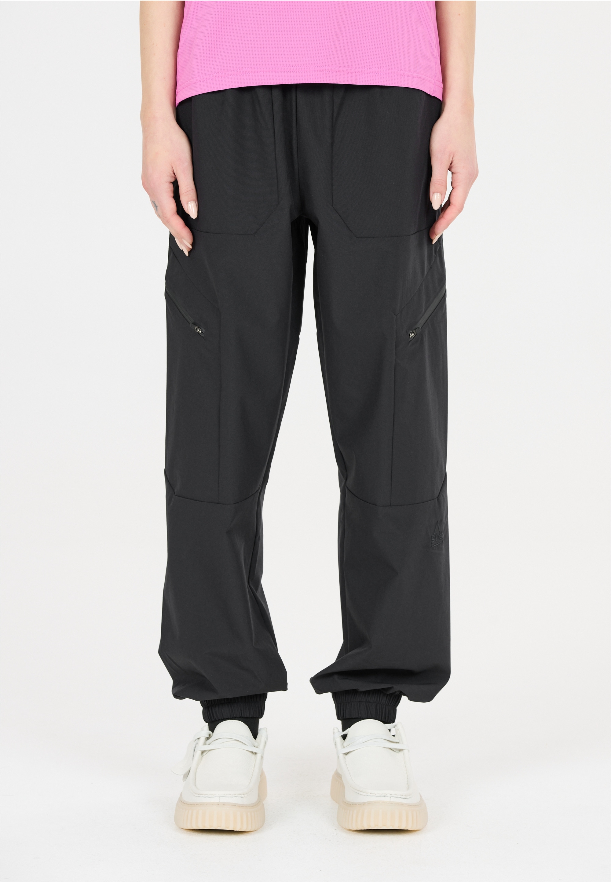 Cargohose SOS "Fujiyama", Herren, Gr. S, US-Größen, schwarz, 92% Polyamid, 8% Elasthan, unifarben, Hosen Cargohose, atmungsaktiv