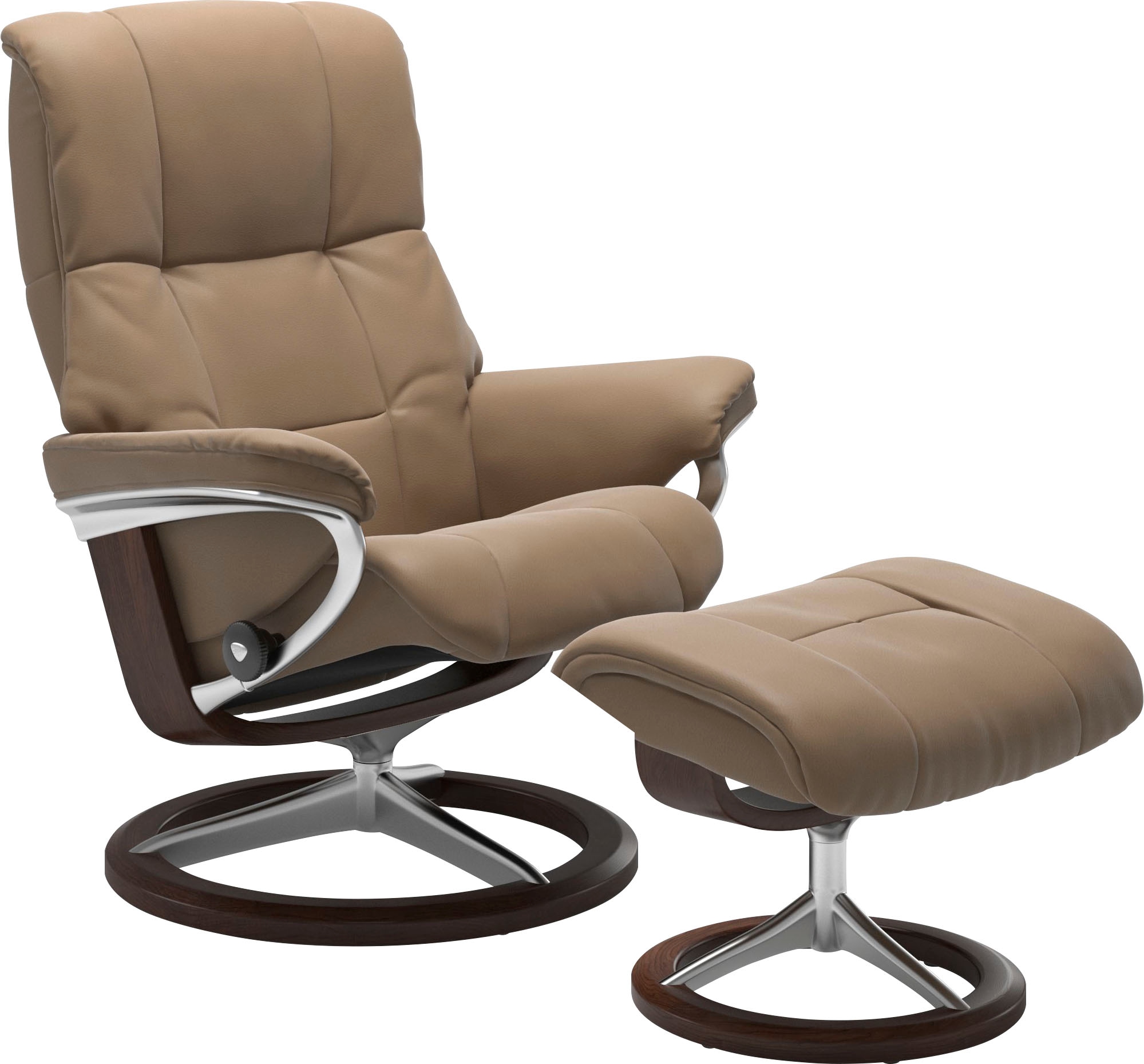 Stressless Fußhocker "Mayfair", mit Signature Base, Gestell Braun